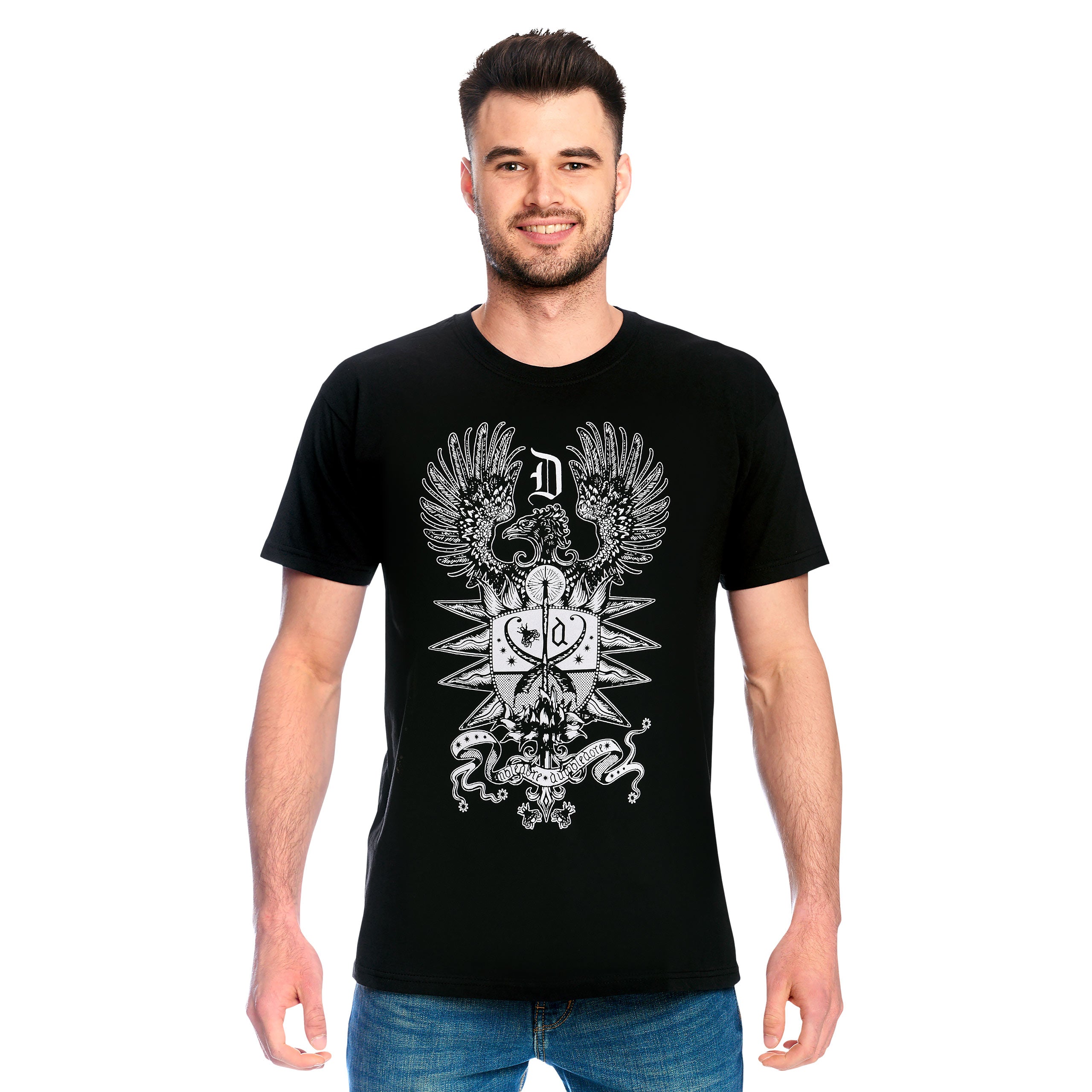 Produktbild Dumbledore Wappen T-Shirt schwarz - Phantastische Tierwesen