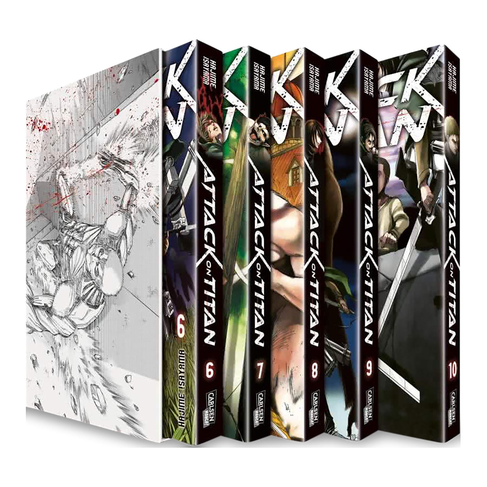 Produktbild Attack on Titan - Sammelschuber Band 6-10