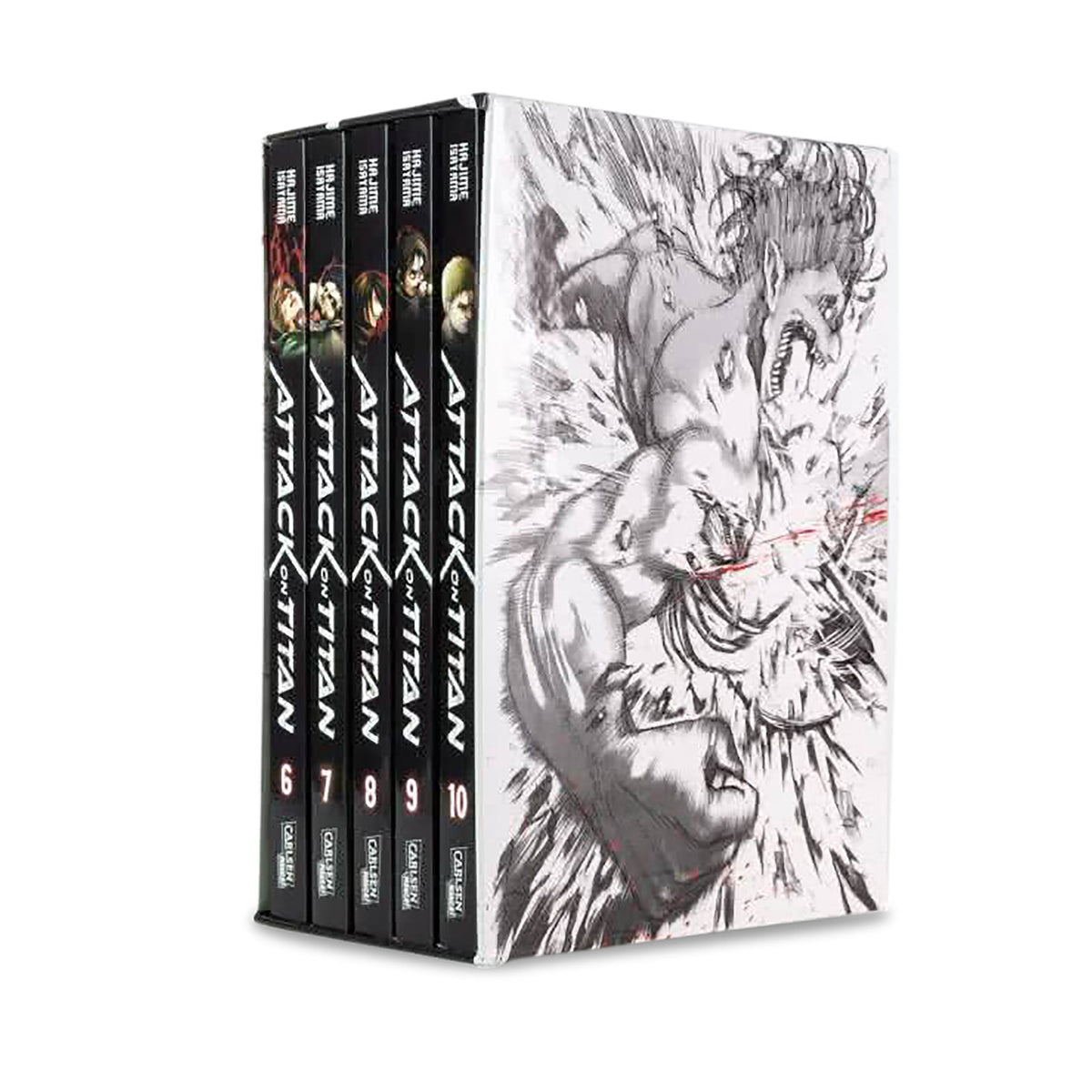 Produktbild Attack on Titan - Sammelschuber Band 6-10