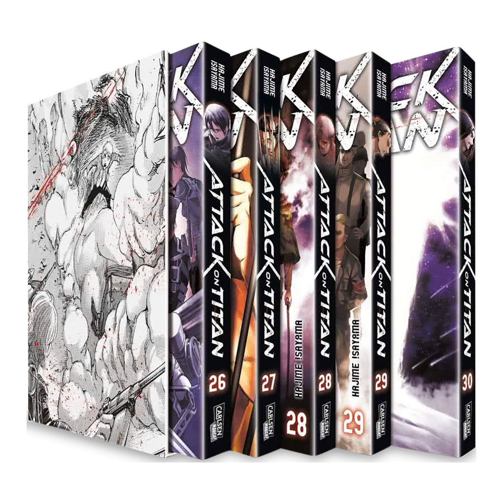 Produktbild Attack on Titan - Sammelschuber Band 26-30
