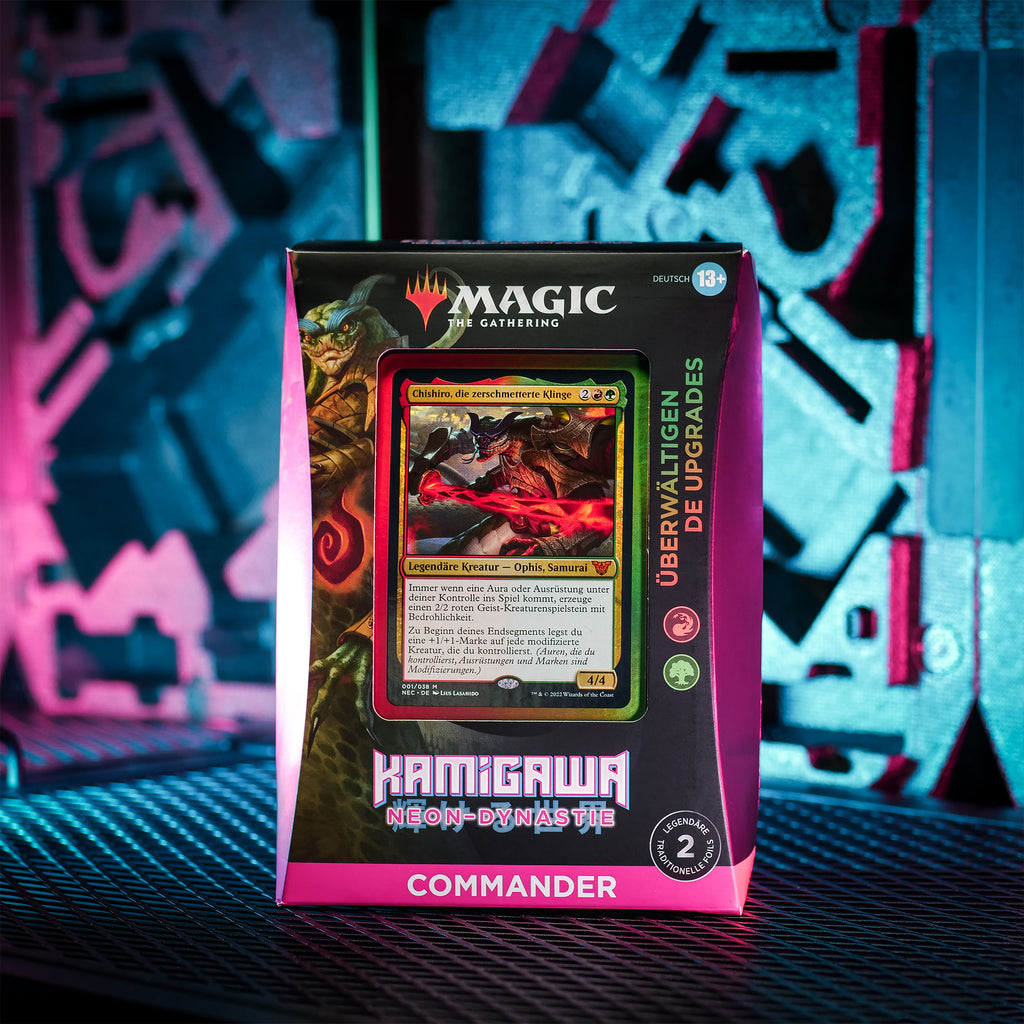 Produktbild Magic The Gathering - Kamigawa Neon-Dynastie Commander Deck Überwältigende Upgrades