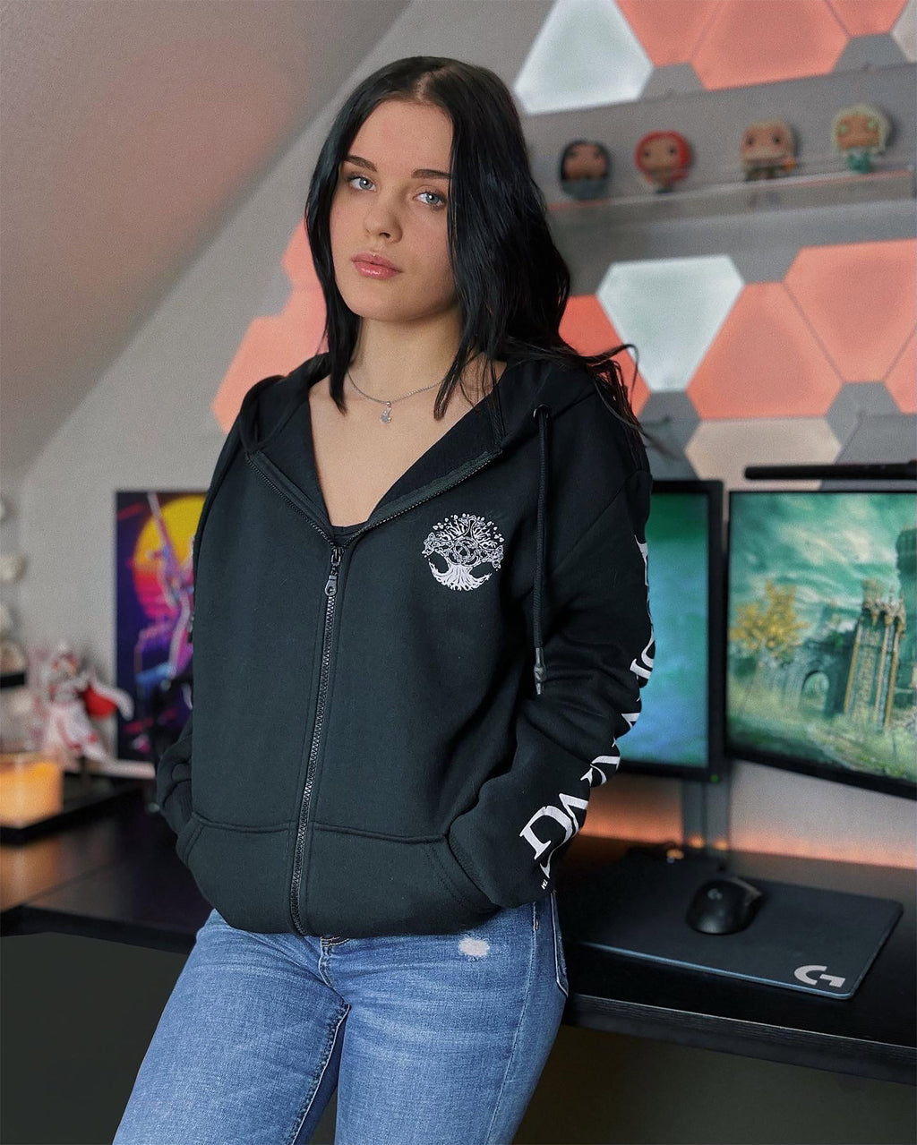 Produktbild Elden Ring - Logo Kapuzenjacke schwarz
