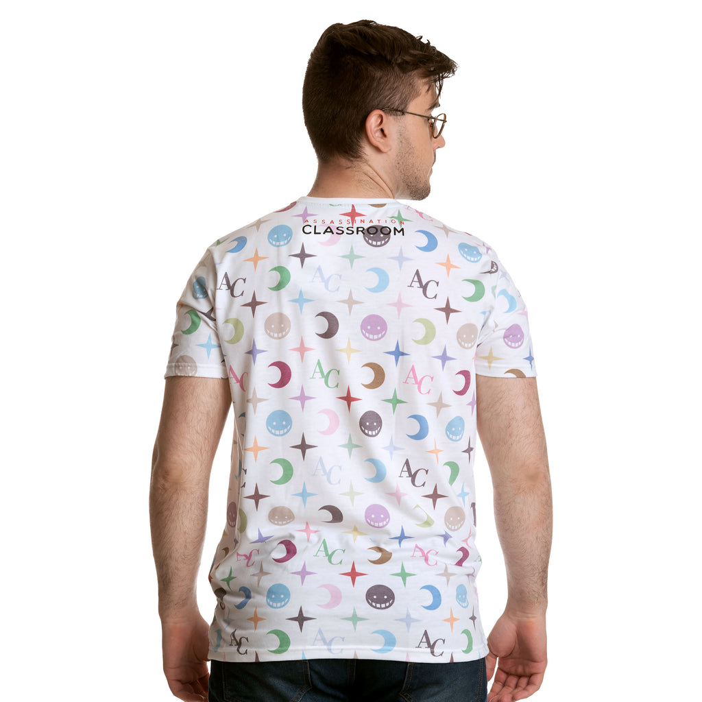 Produktbild Assassination Classroom - Koro Sensei Allover T-Shirt weiß