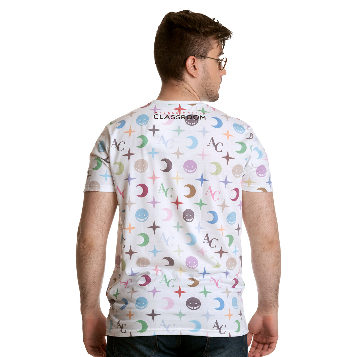 Produktbild Assassination Classroom - Koro Sensei Allover T-Shirt weiß