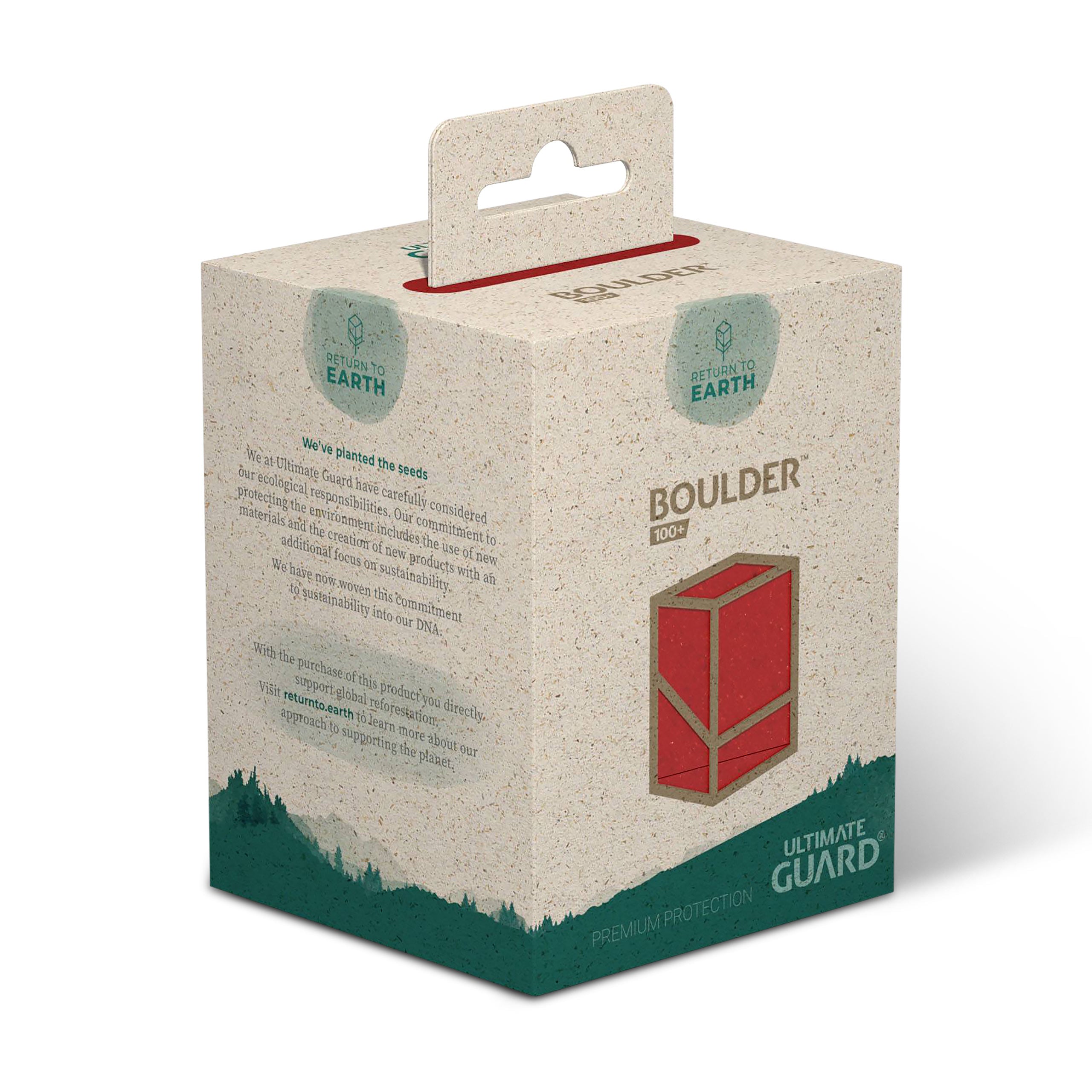 Produktbild Sammelkartenbox Ultimate Guard rot für 100 Karten