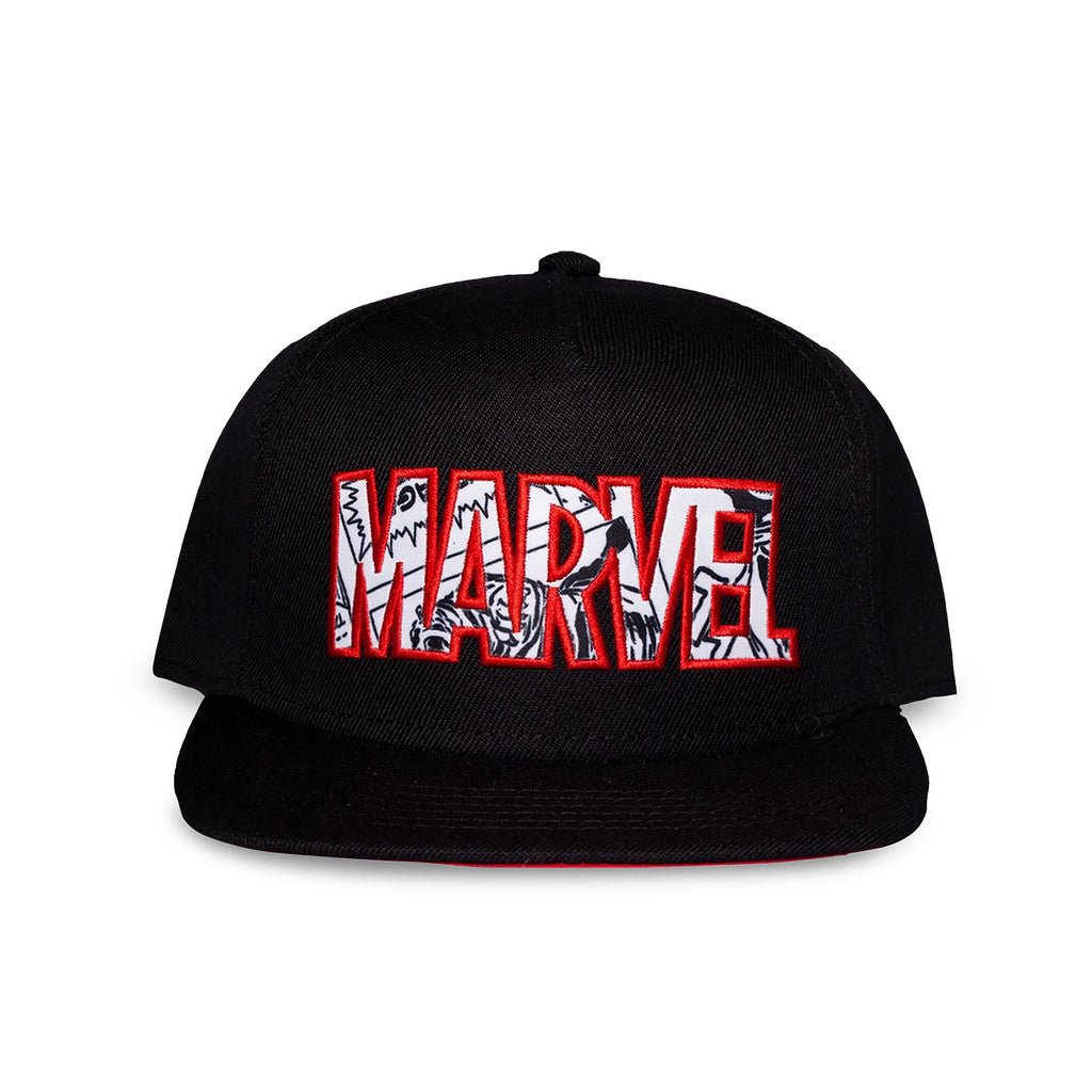 Produktbild Marvel - Comic Logo Snapback Cap schwarz