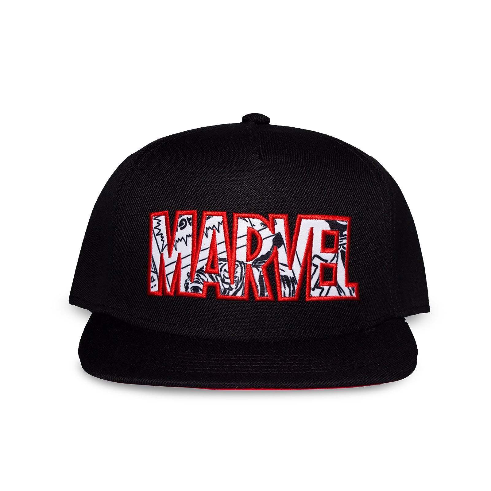 Produktbild Marvel - Comic Logo Snapback Cap schwarz