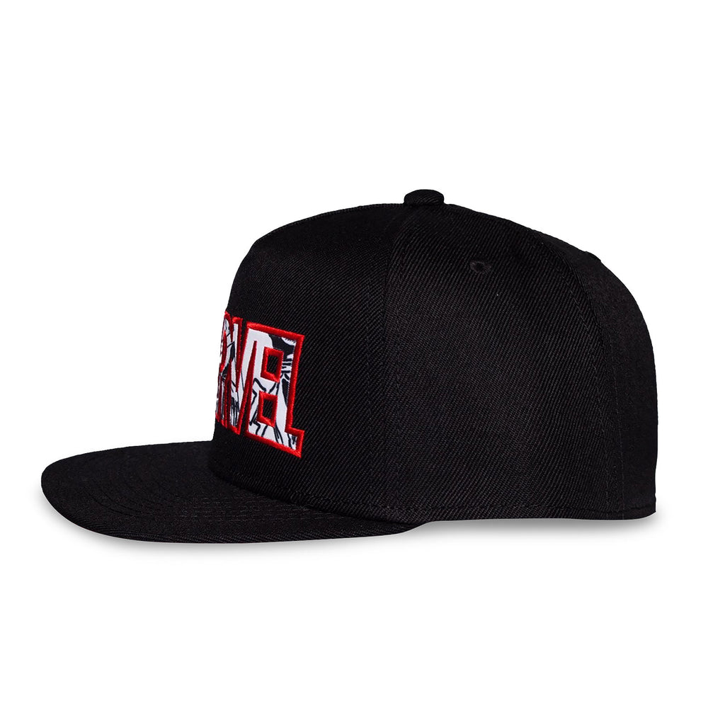 Produktbild Marvel - Comic Logo Snapback Cap schwarz