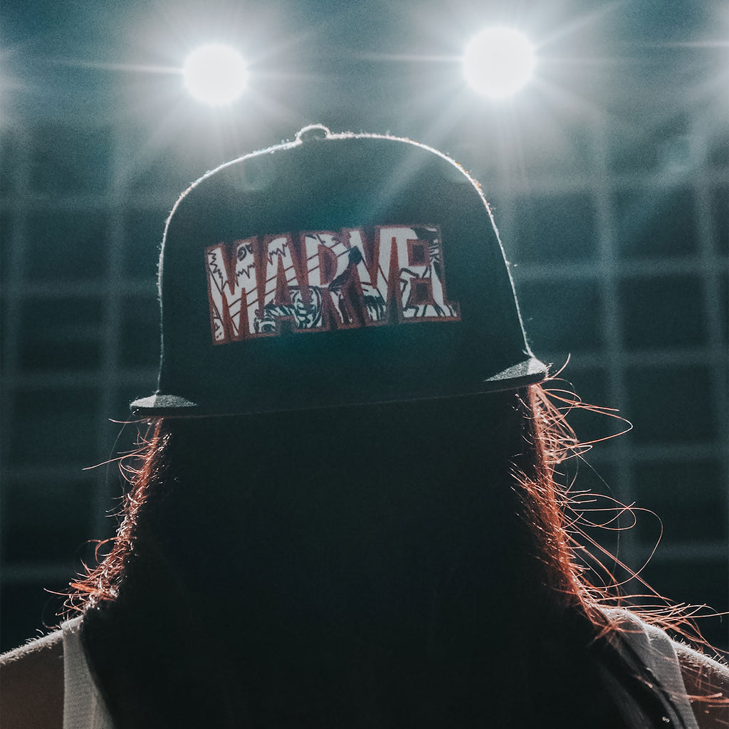 Produktbild Marvel - Comic Logo Snapback Cap schwarz