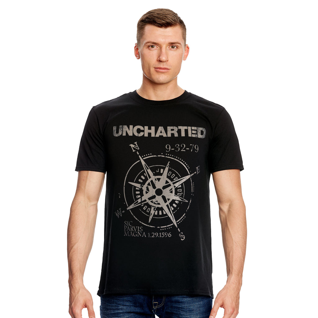 Produktbild Uncharted - Kompass T-Shirt schwarz