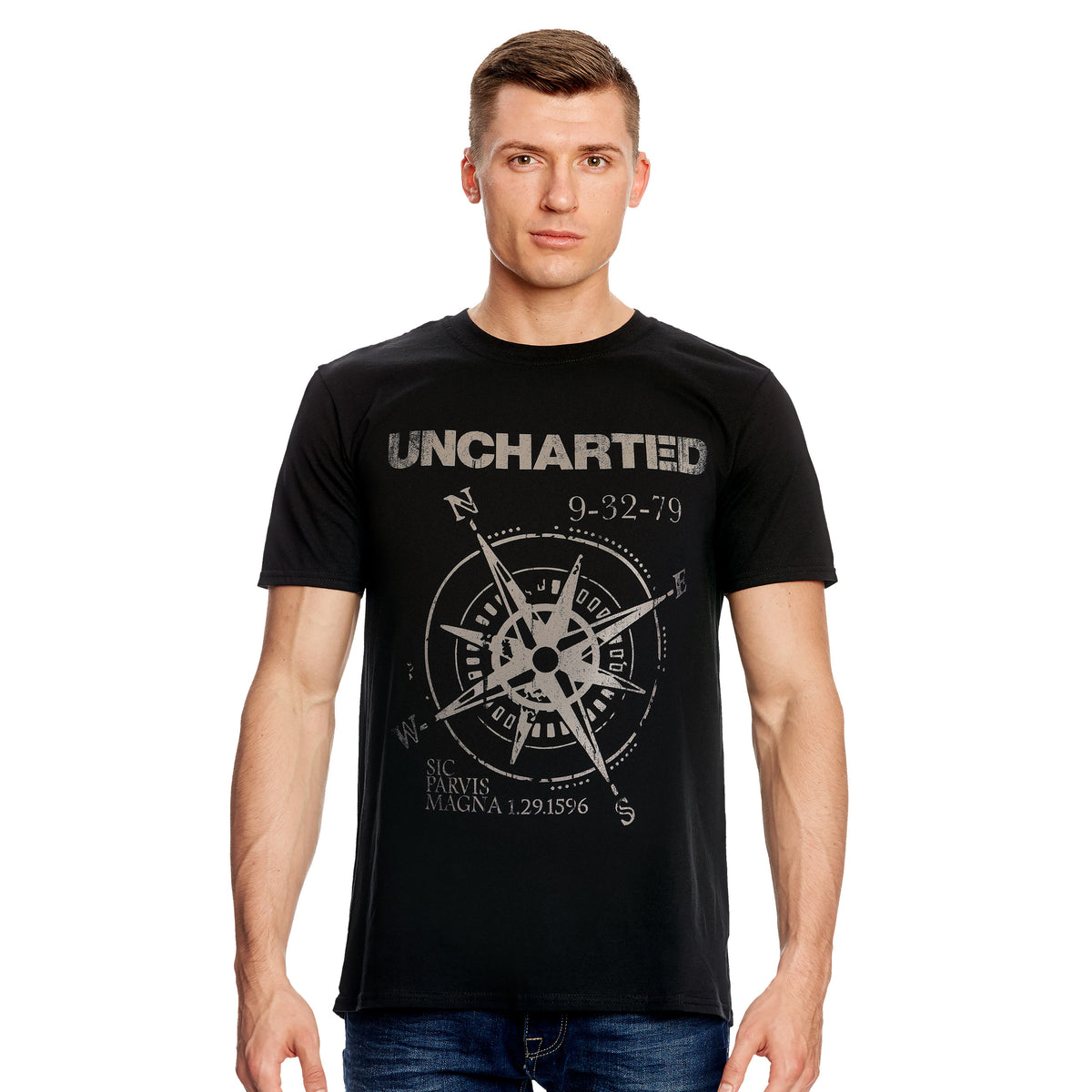 Produktbild Uncharted - Kompass T-Shirt schwarz