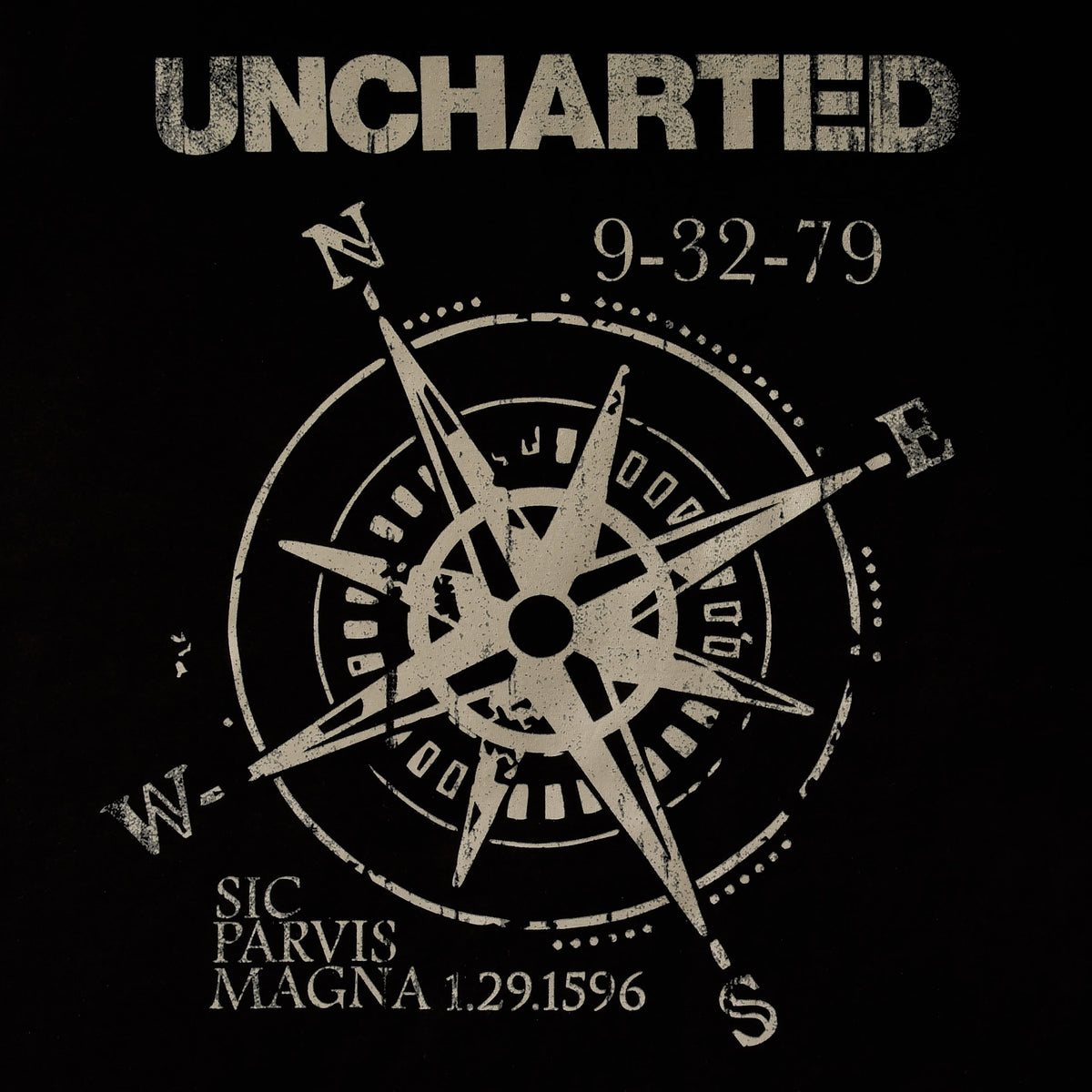 Produktbild Uncharted - Kompass T-Shirt schwarz