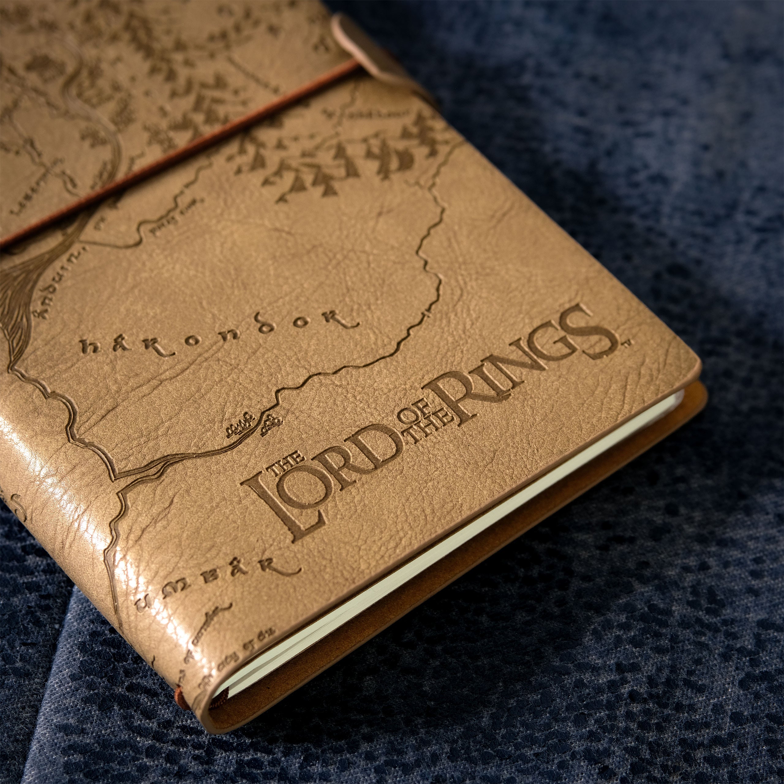 Produktbild Der Herr der Ringe - Mittelerdekarte Notizbuch