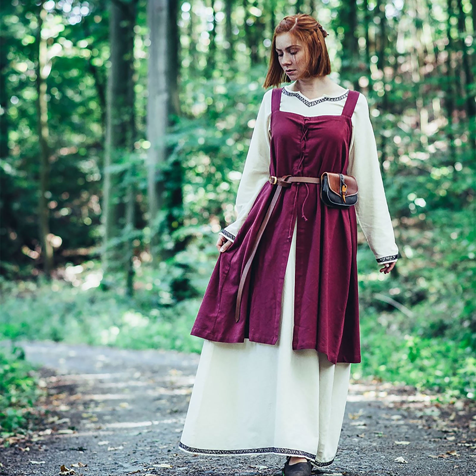 Produktbild Mittelalter Überkleid Inka rot