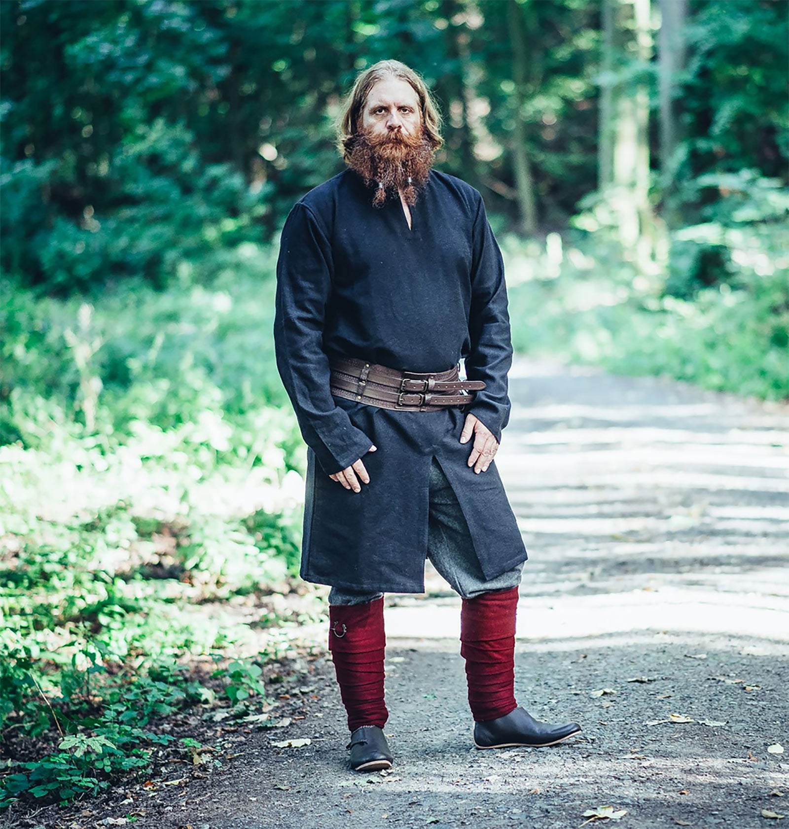 Produktbild Mittelalter Tunika Lennart schwarz