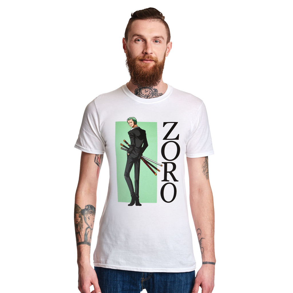 One Piece - Zoro T-Shirt weiß