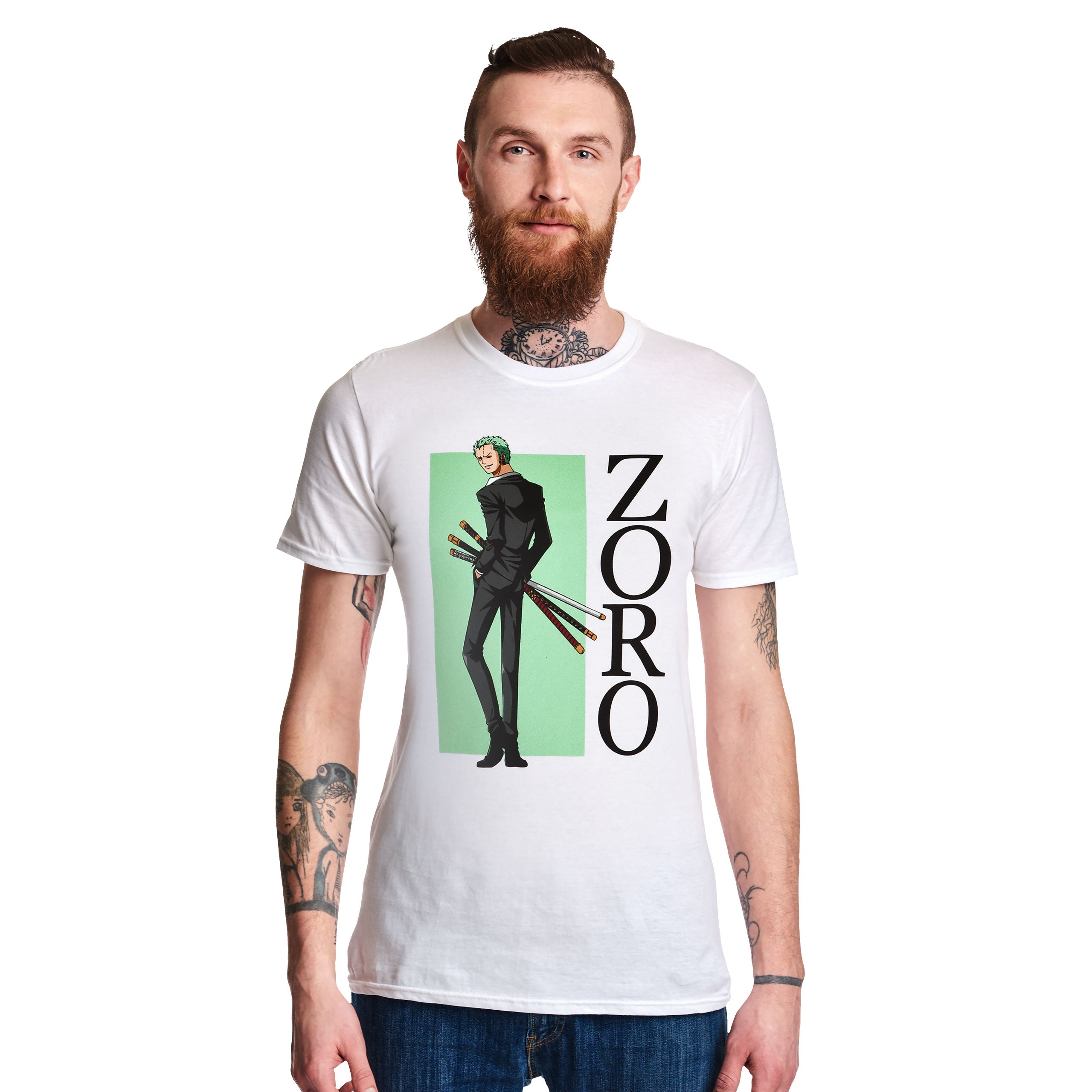Produktbild One Piece - Zoro T-Shirt weiß