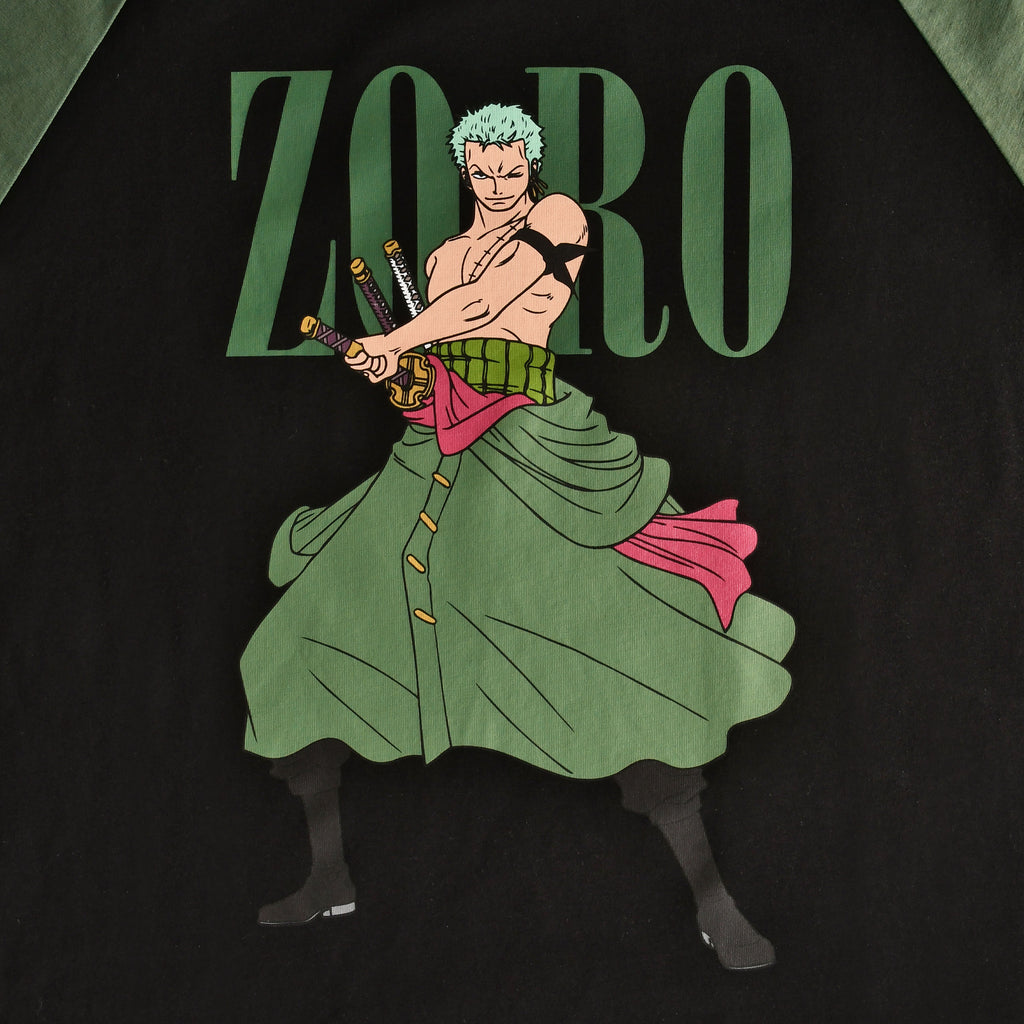 Produktbild One Piece - Roronoa Zoro T-Shirt schwarz-grün