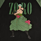 Produktbild One Piece - Roronoa Zoro T-Shirt schwarz-grün
