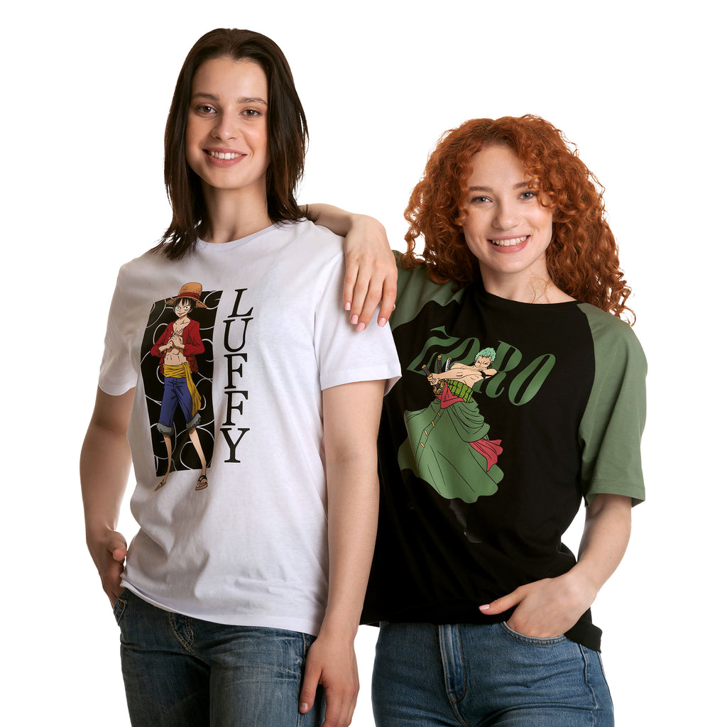 Produktbild One Piece - Roronoa Zoro T-Shirt schwarz-grün