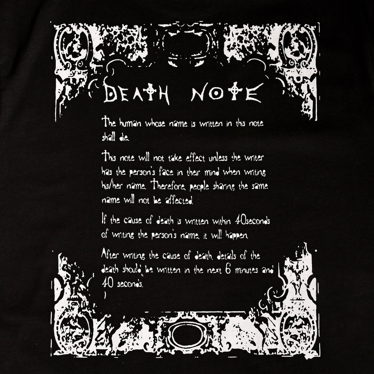 Product image Death Note - Ryuk Poster T-Shirt Black
