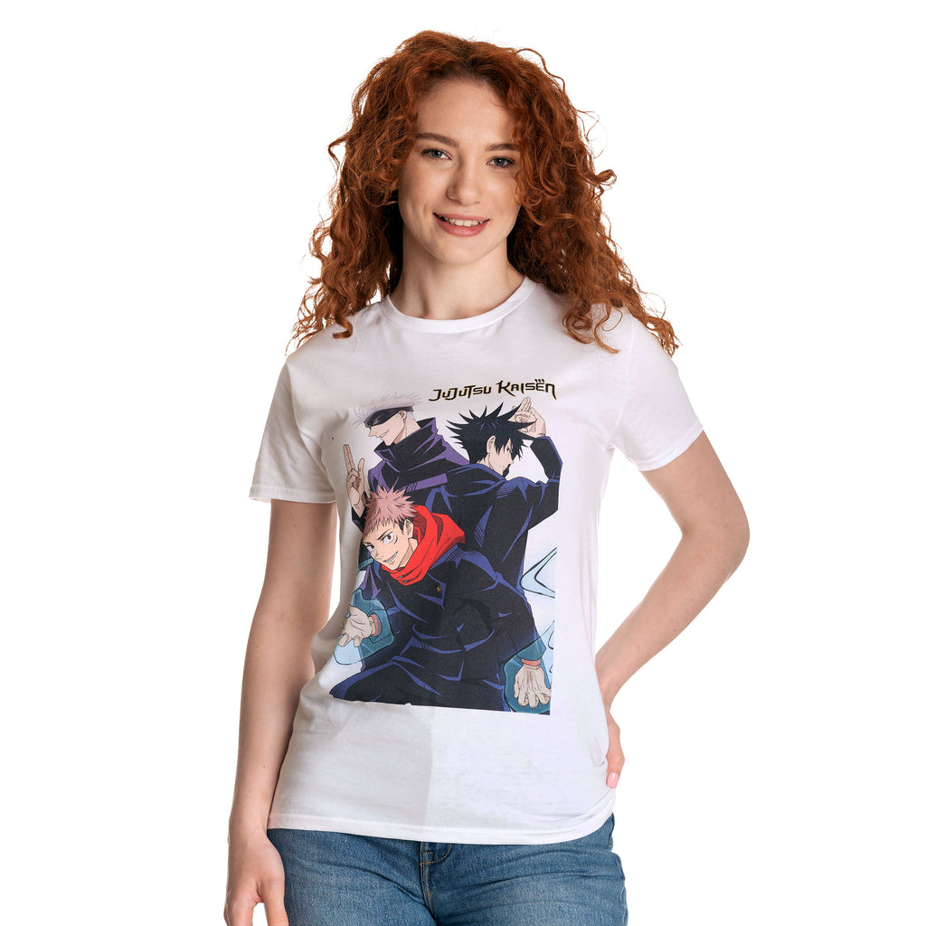 Jujutsu Kaisen - Trio T-Shirt weiß