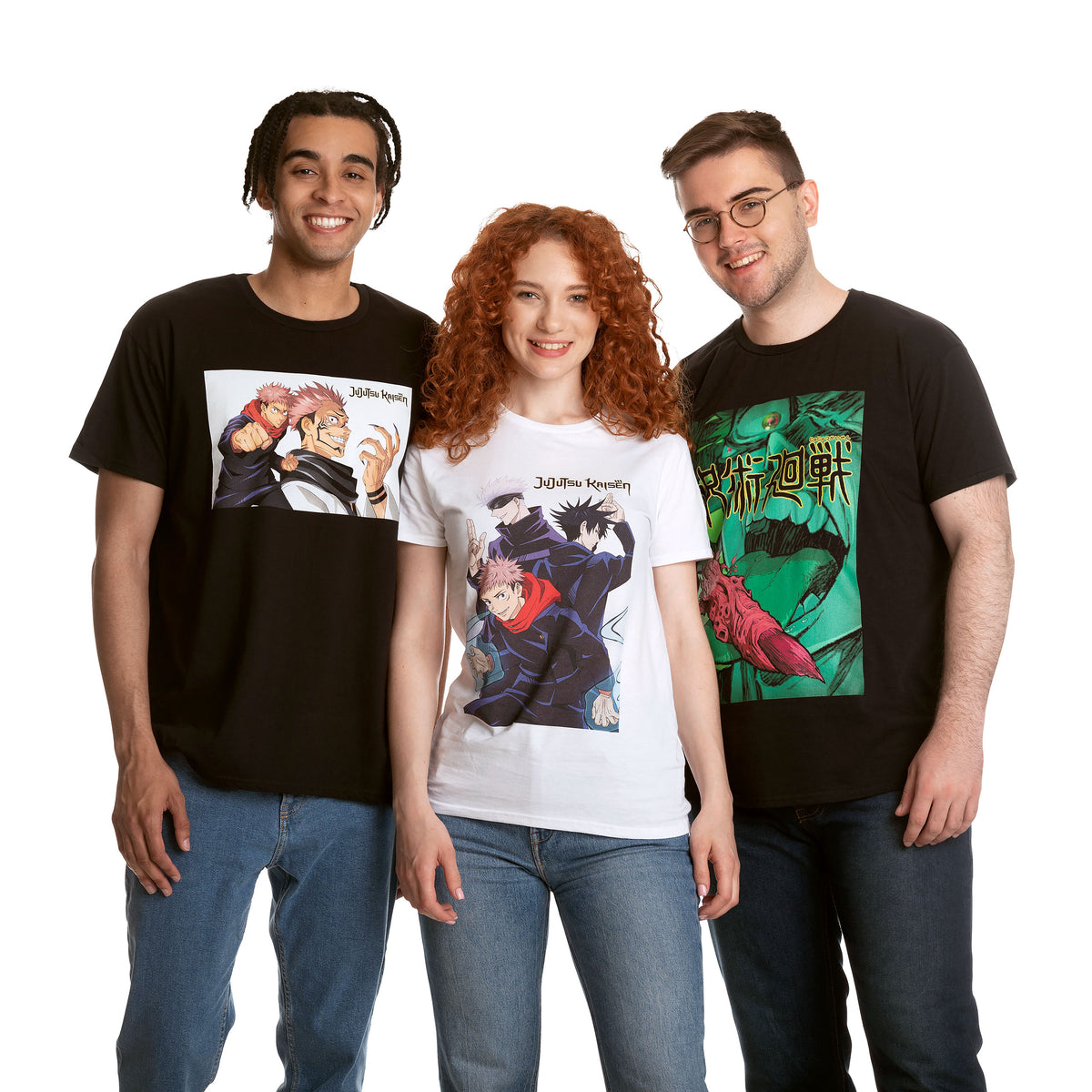 Produktbild Jujutsu Kaisen - Trio T-Shirt weiß