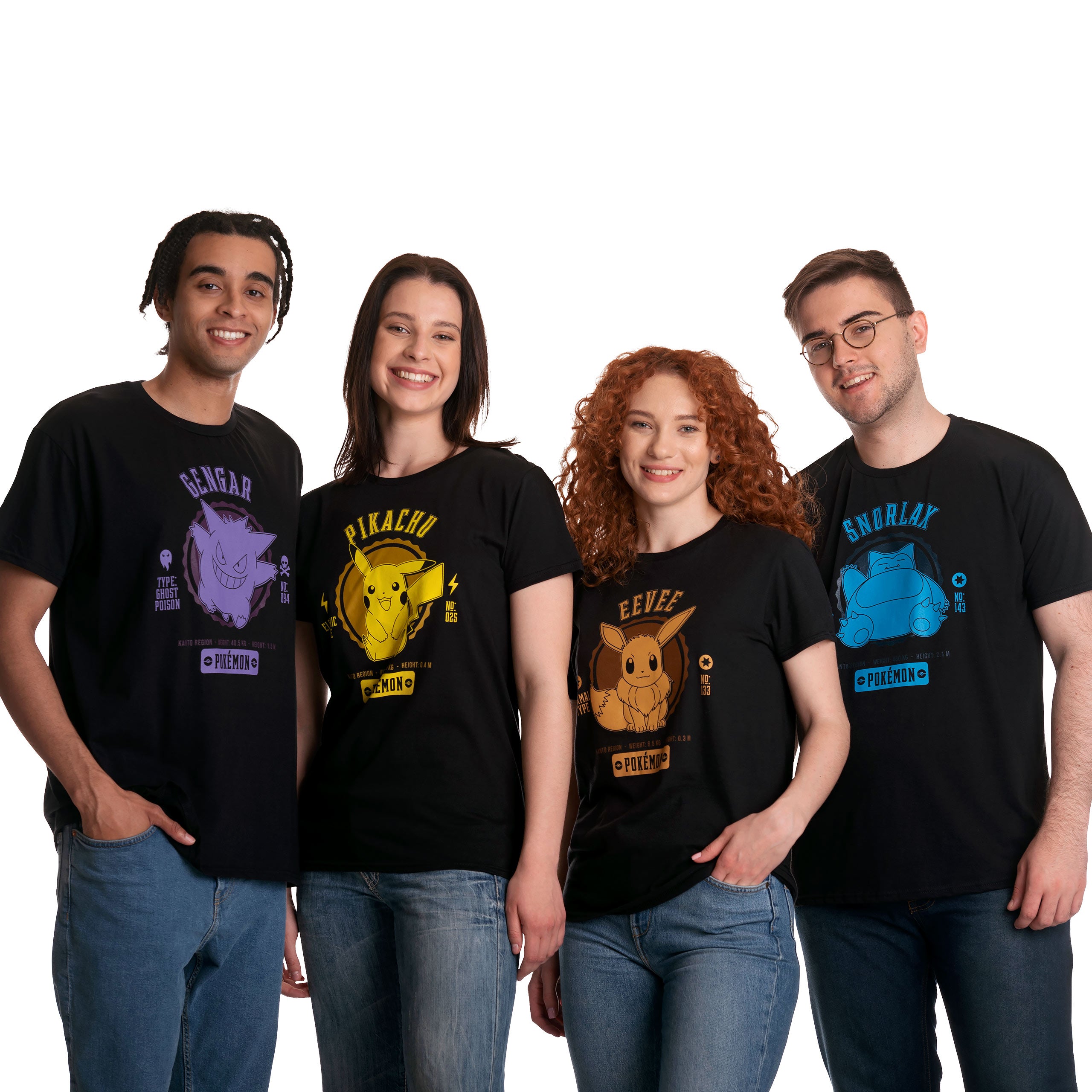 Produktbild Pokemon - Pikachu College T-Shirt schwarz