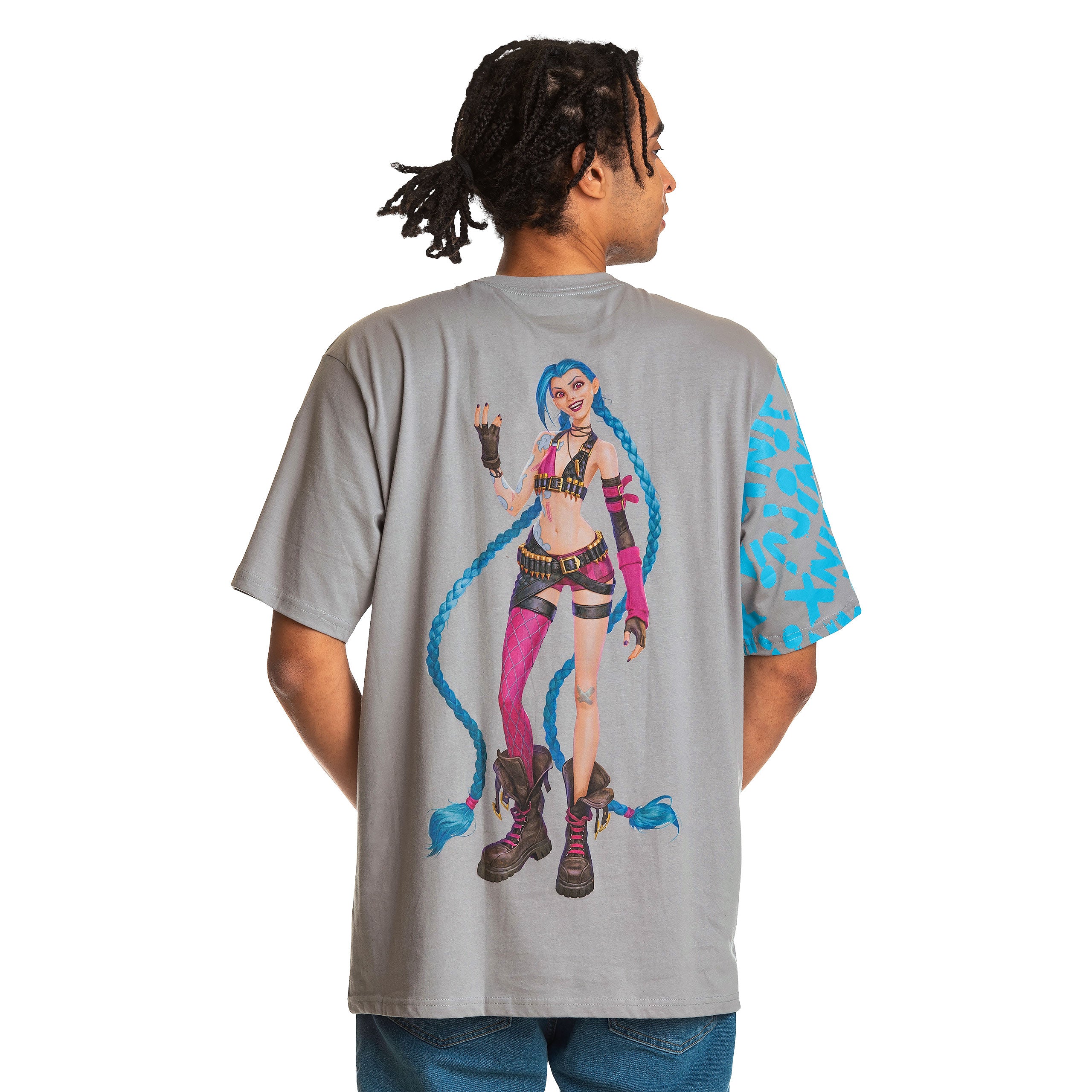 Produktbild League of Legends - Jinx Character T-Shirt grau