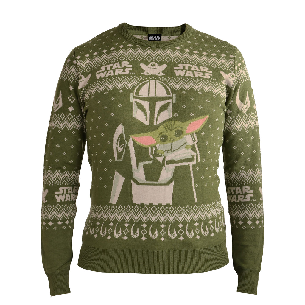 Produktbild Mando und Grogu Strickpullover - Star Wars The Mandalorian