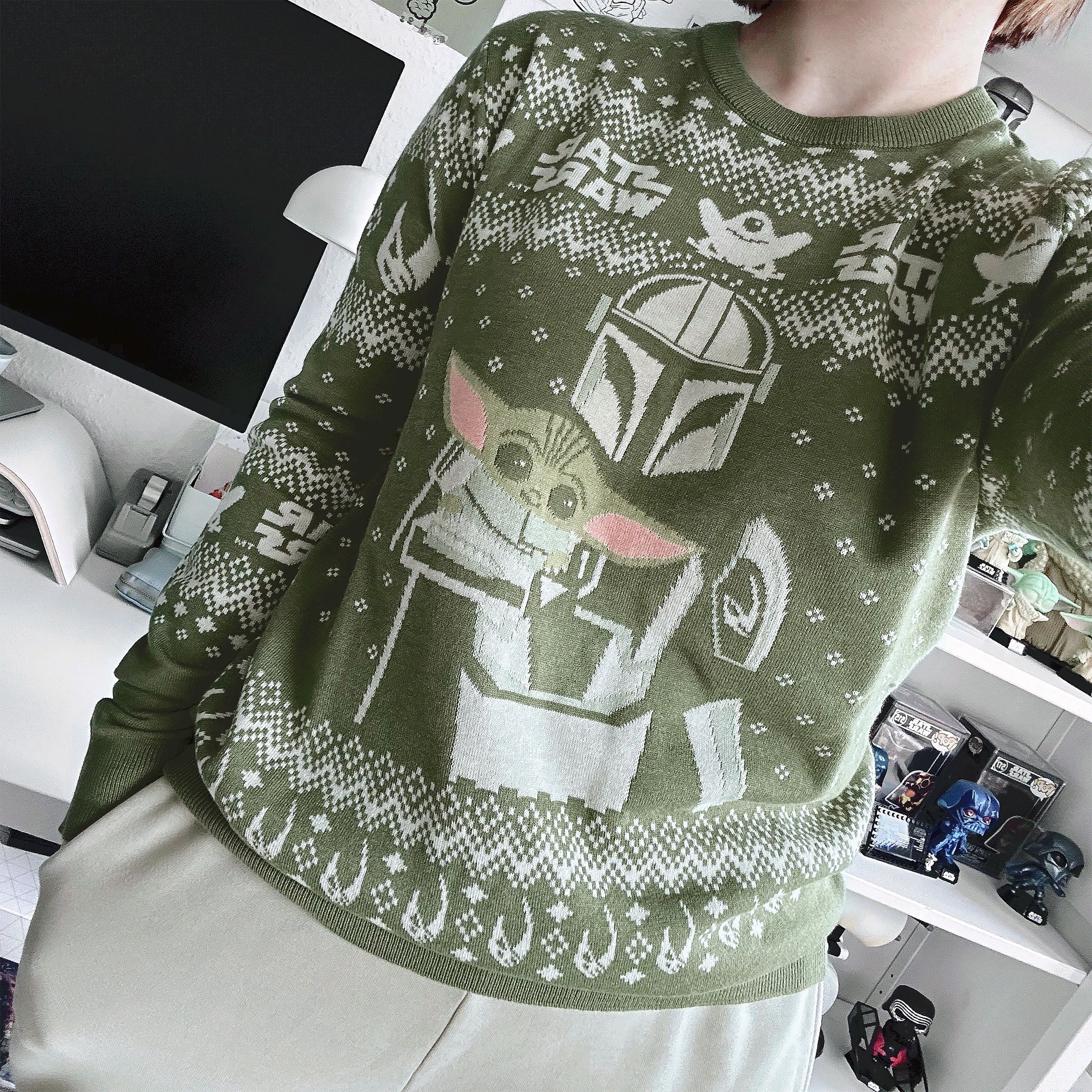 Produktbild Mando und Grogu Strickpullover - Star Wars The Mandalorian