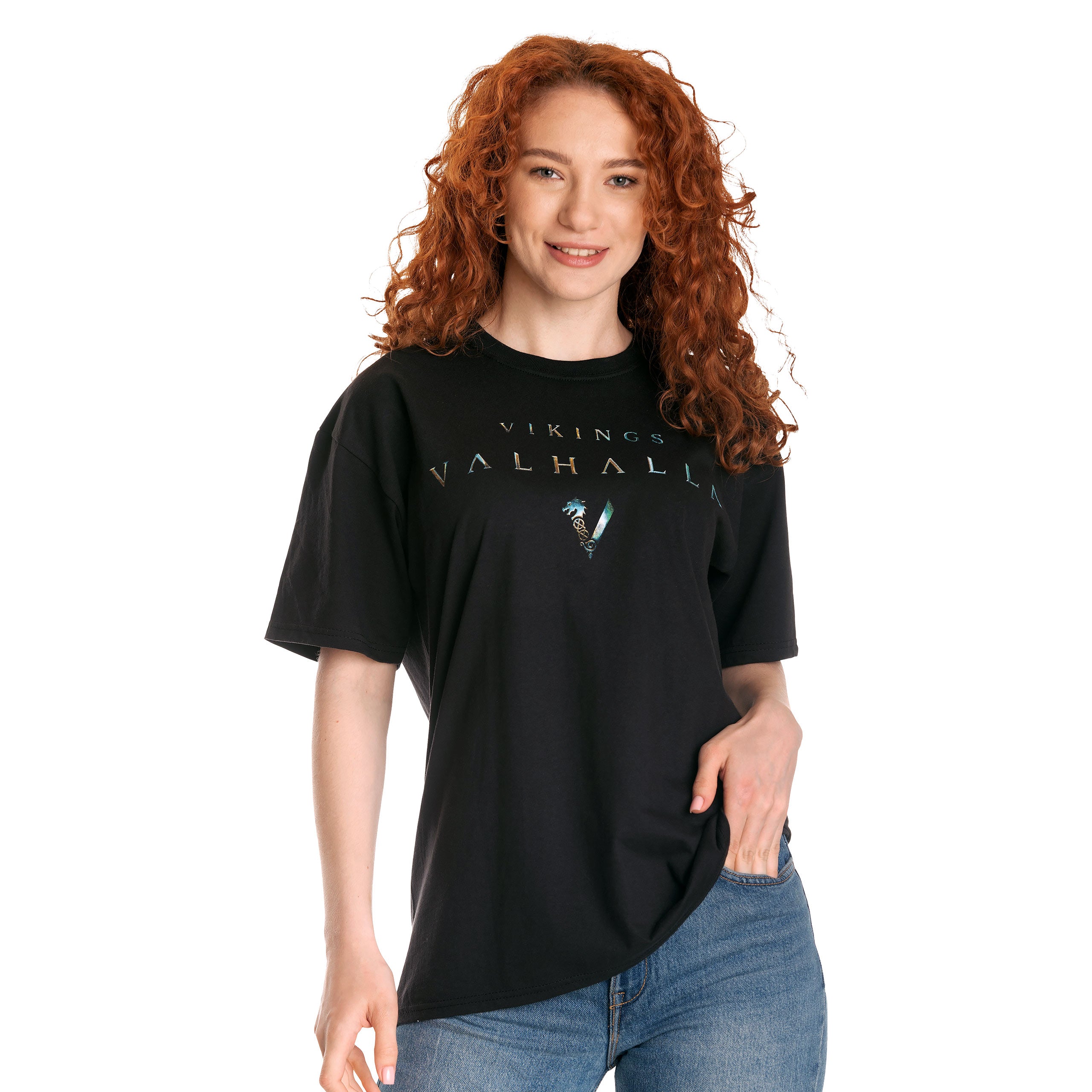 Produktbild Vikings - Metallic T-Shirt schwarz