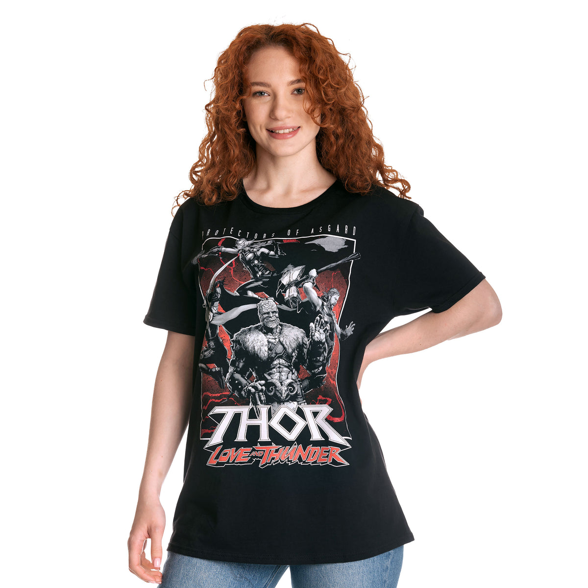 Produktbild Thor Love & Thunder - Protectors of Asgard T-Shirt schwarz