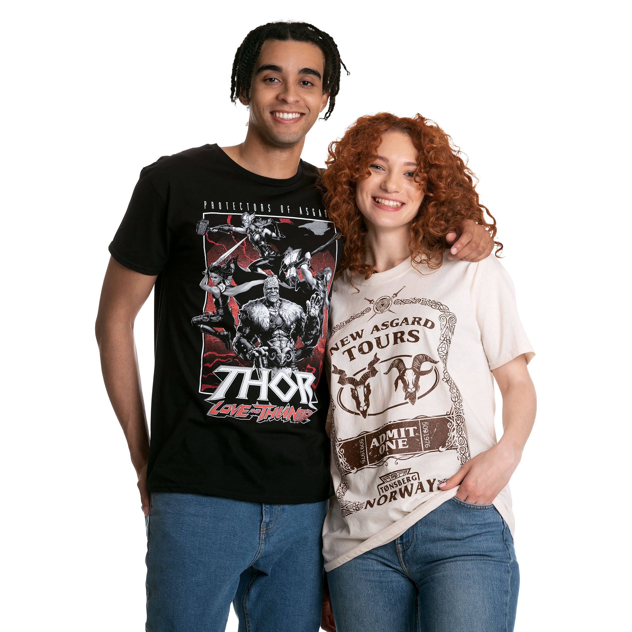 Produktbild Thor Love & Thunder - Protectors of Asgard T-Shirt schwarz
