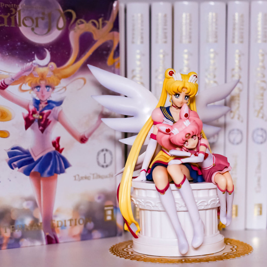 Sailor Moon mit Chibi Moon Figur