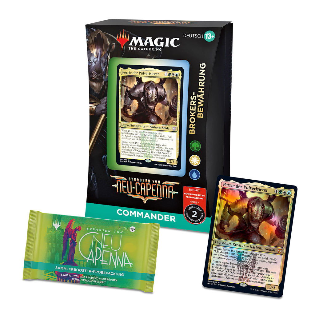 Produktbild Straßen von Neu-Capenna - Brokers-Bewährung Commander Deck - Magic The Gathering