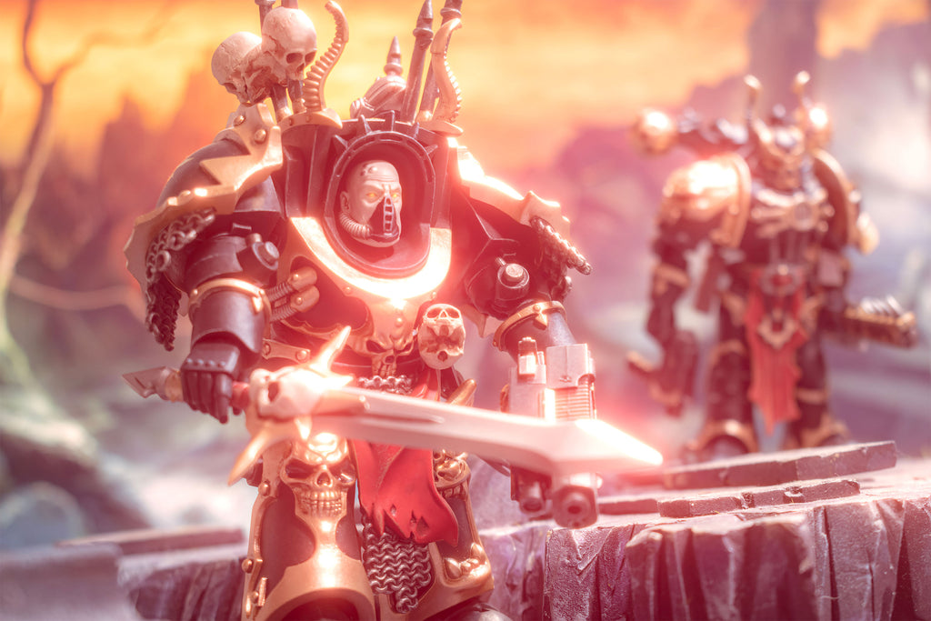 Produktbild Warhammer 40k - Black Legion Brother Gnarl Actionfigur