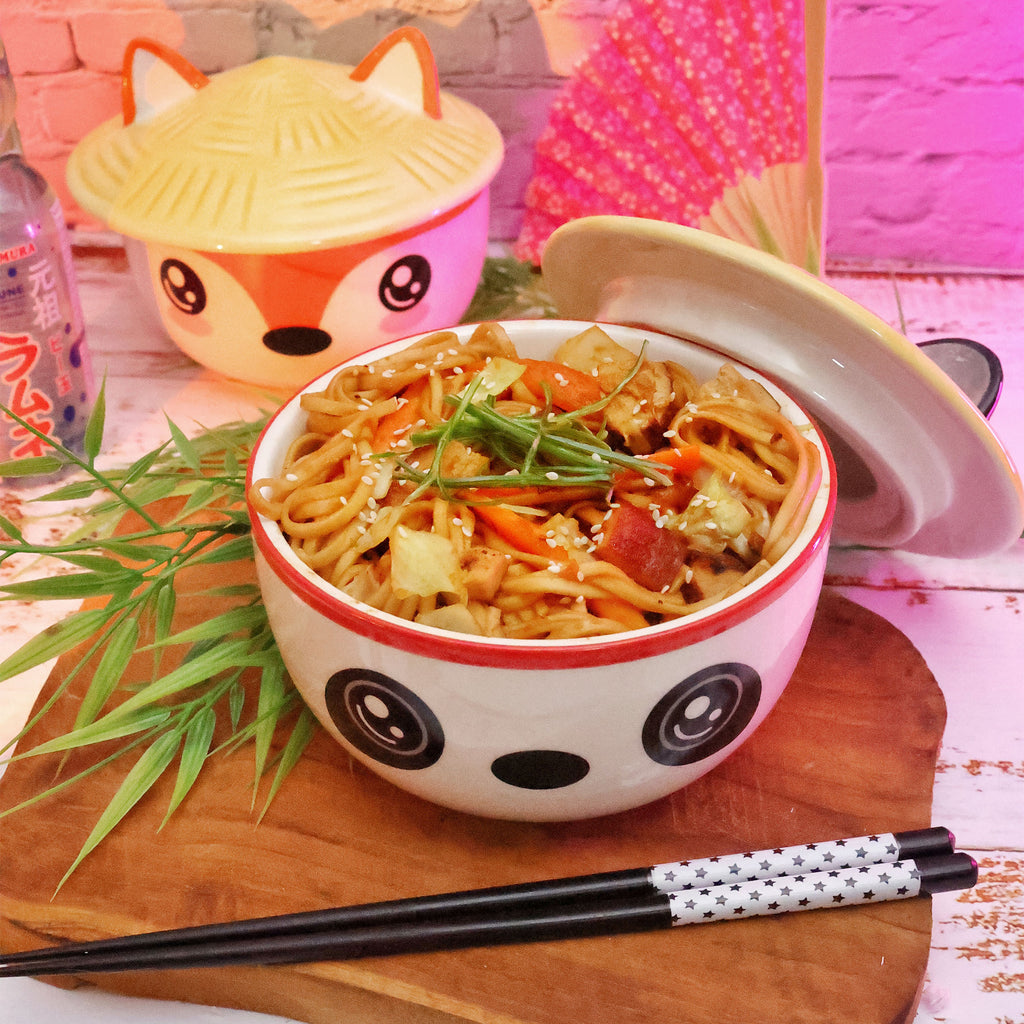 Produktbild Panda Kawaii Schale mit Deckel für Anime Fans
