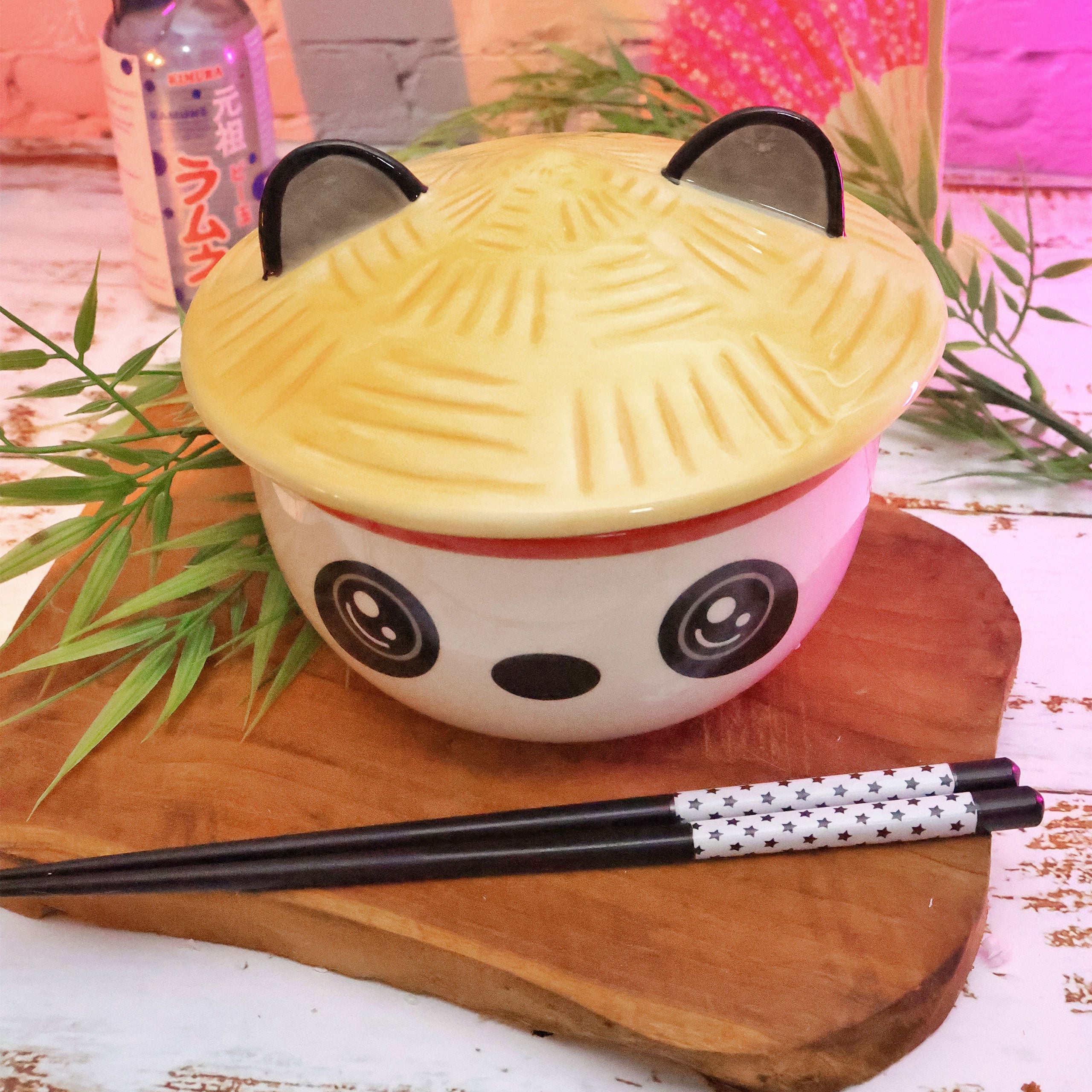 Produktbild Panda Kawaii Schale mit Deckel für Anime Fans