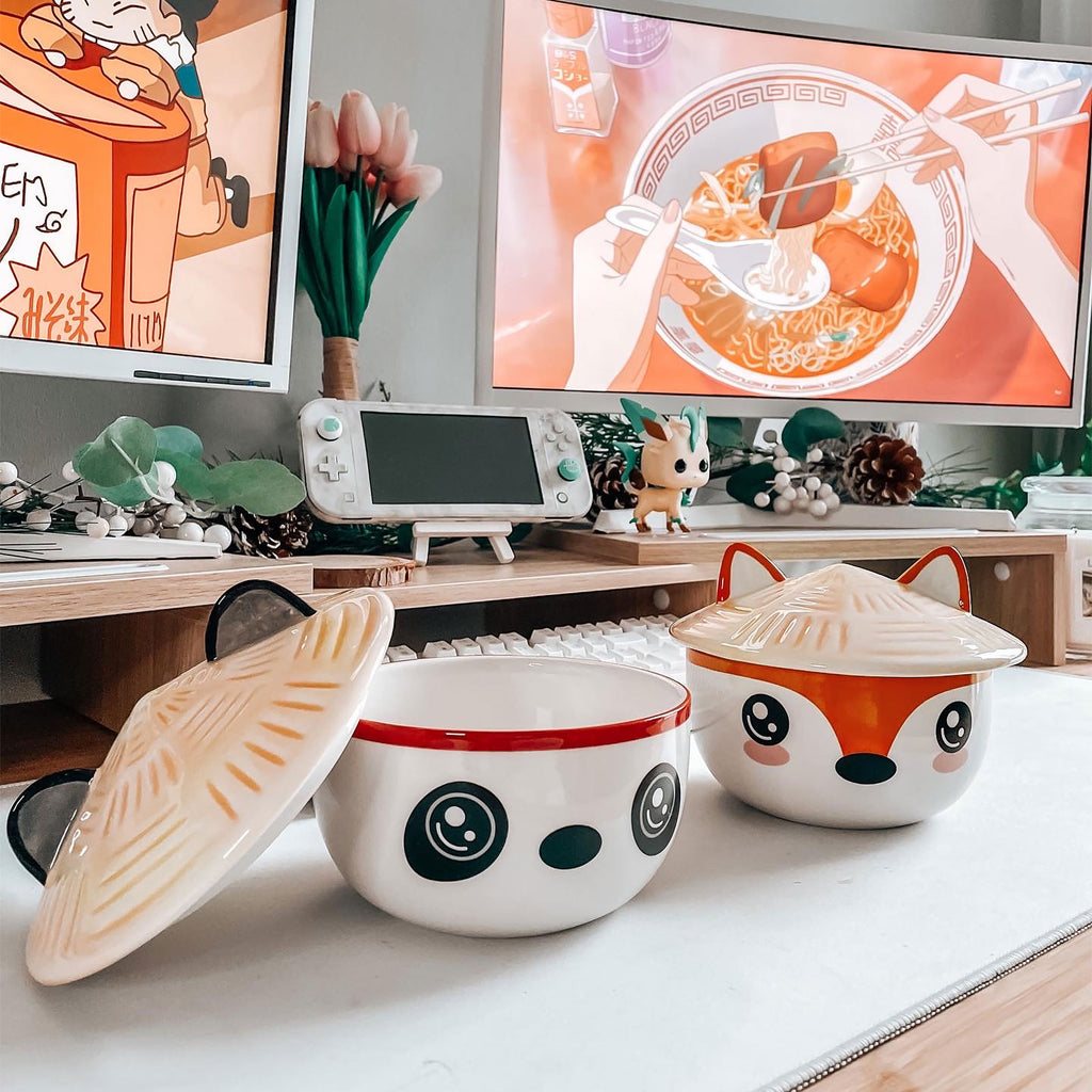 Produktbild Panda Kawaii Schale mit Deckel für Anime Fans