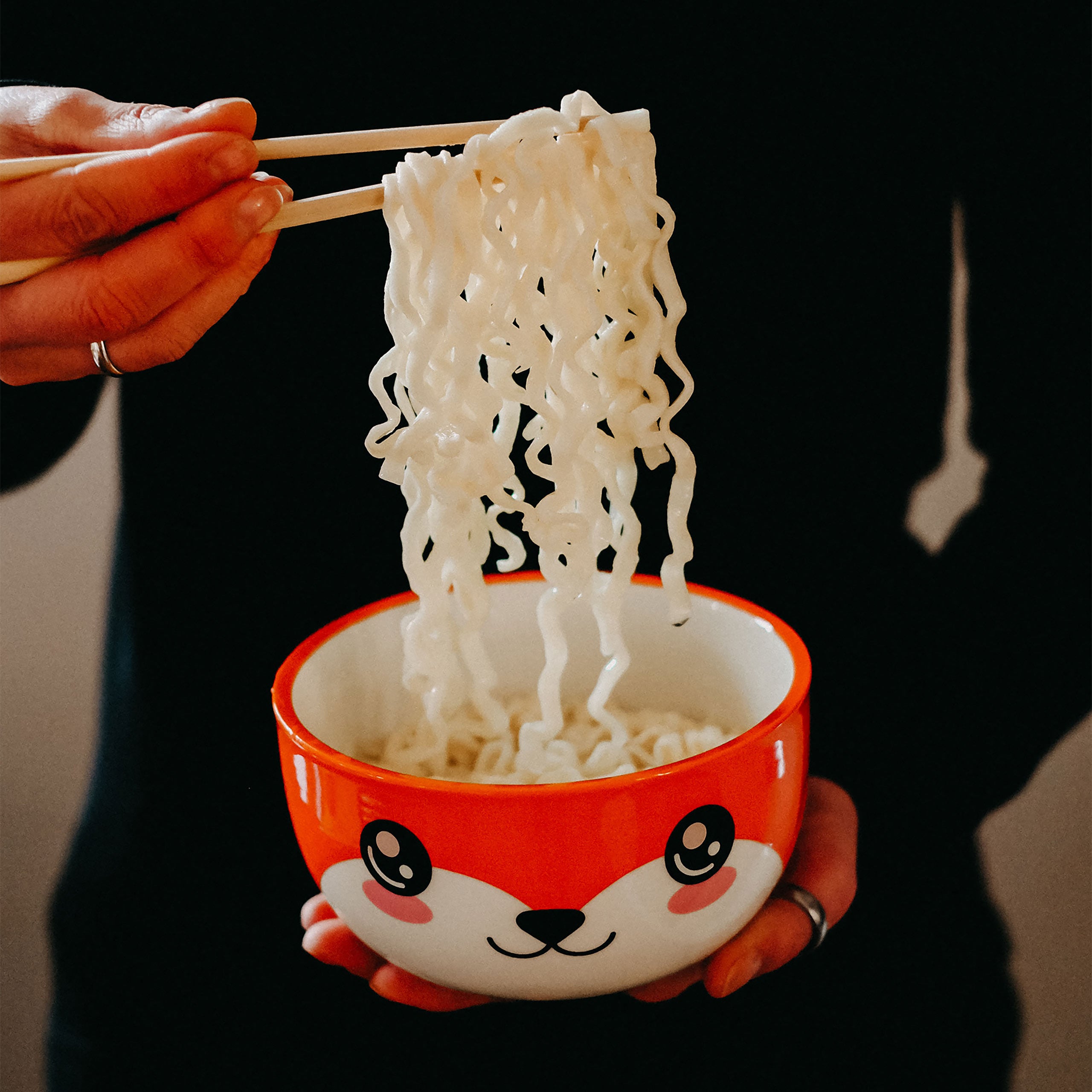 Produktbild Fuchs Kawaii Schale mit Deckel für Anime Fans