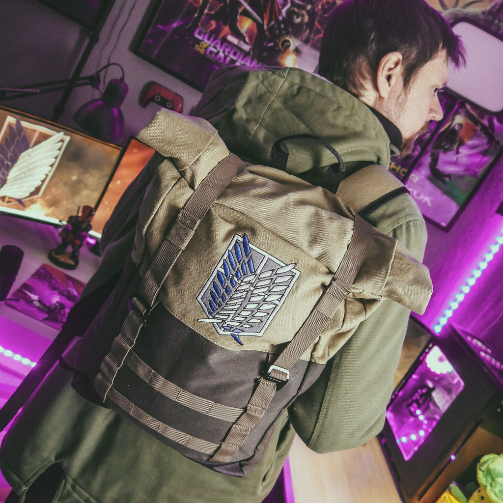 Produktbild Attack on Titan - Survey Corps Rolltop Rucksack