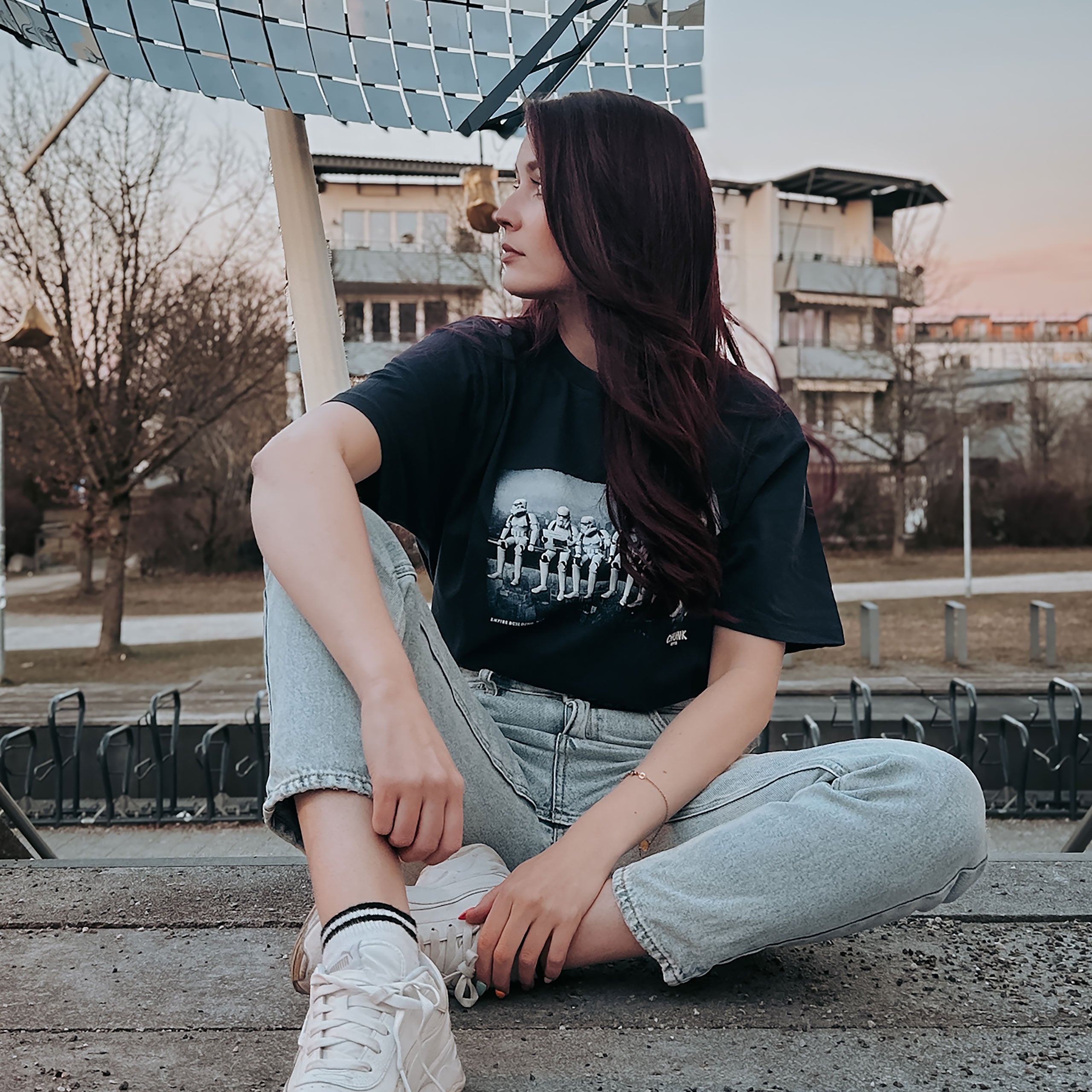 Produktbild Empire Building T-Shirt für Star Wars Fans blau