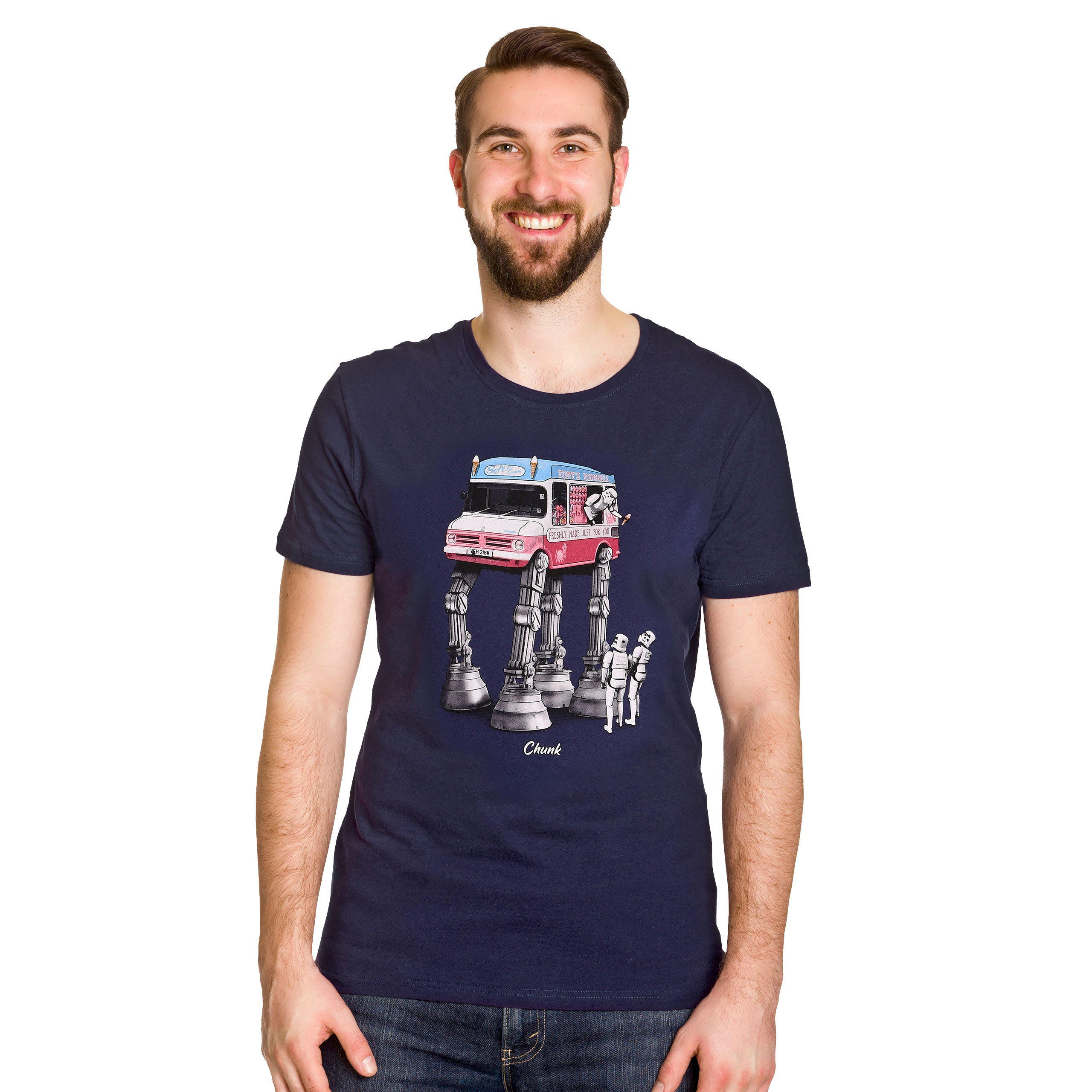 Produktbild Walking Ice Cream T-Shirt für Star Wars Fans blau