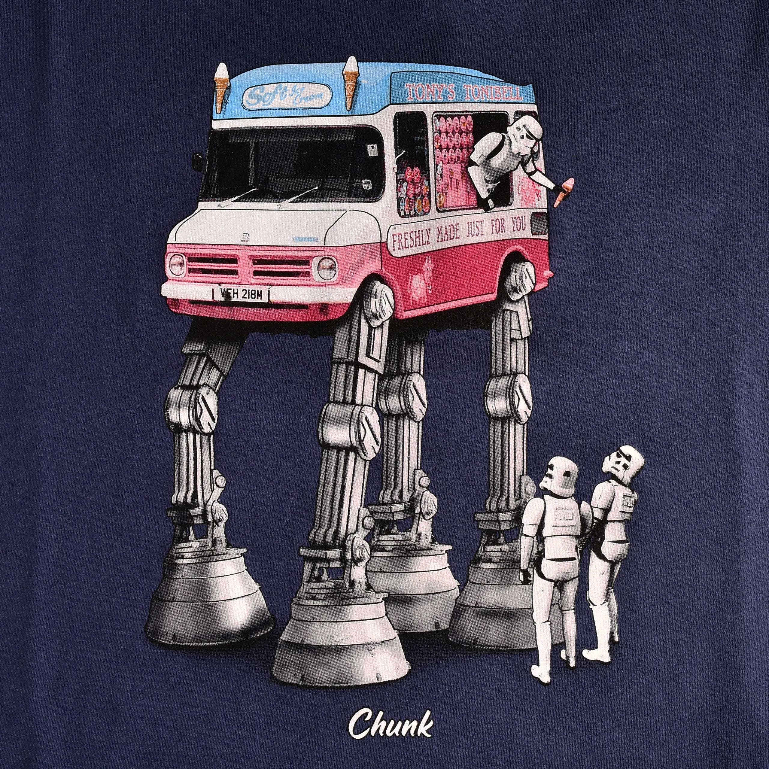Produktbild Walking Ice Cream T-Shirt für Star Wars Fans blau