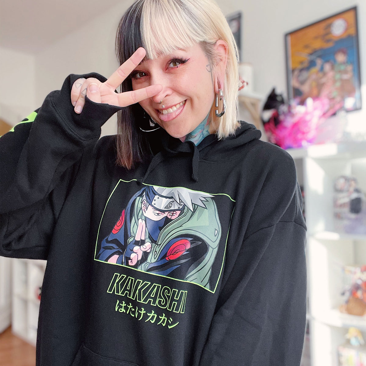 Product image Naruto - Kakashi Raikiri Hoodie Black