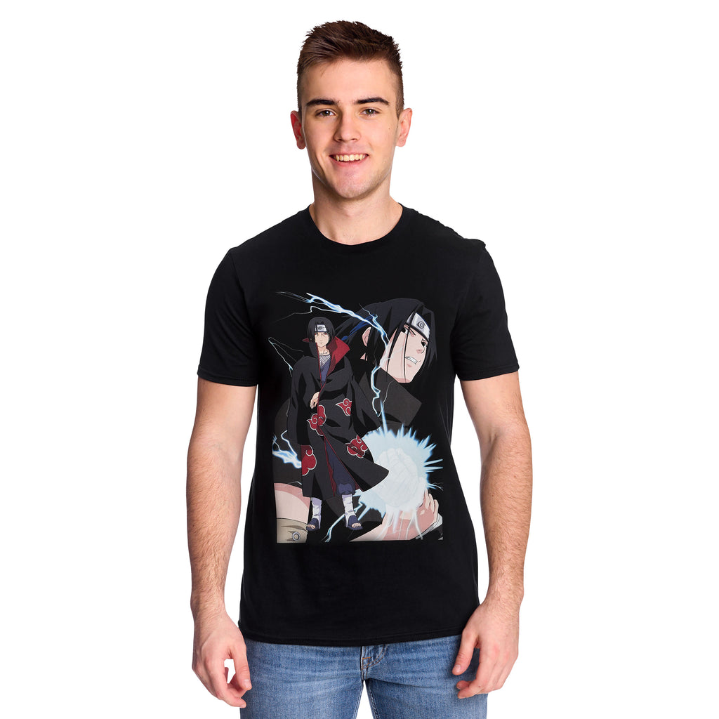Naruto - Akatsuki Itachi T-Shirt schwarz