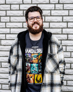 Produktbild The Mandalorian Characters T-Shirt grau - Star Wars