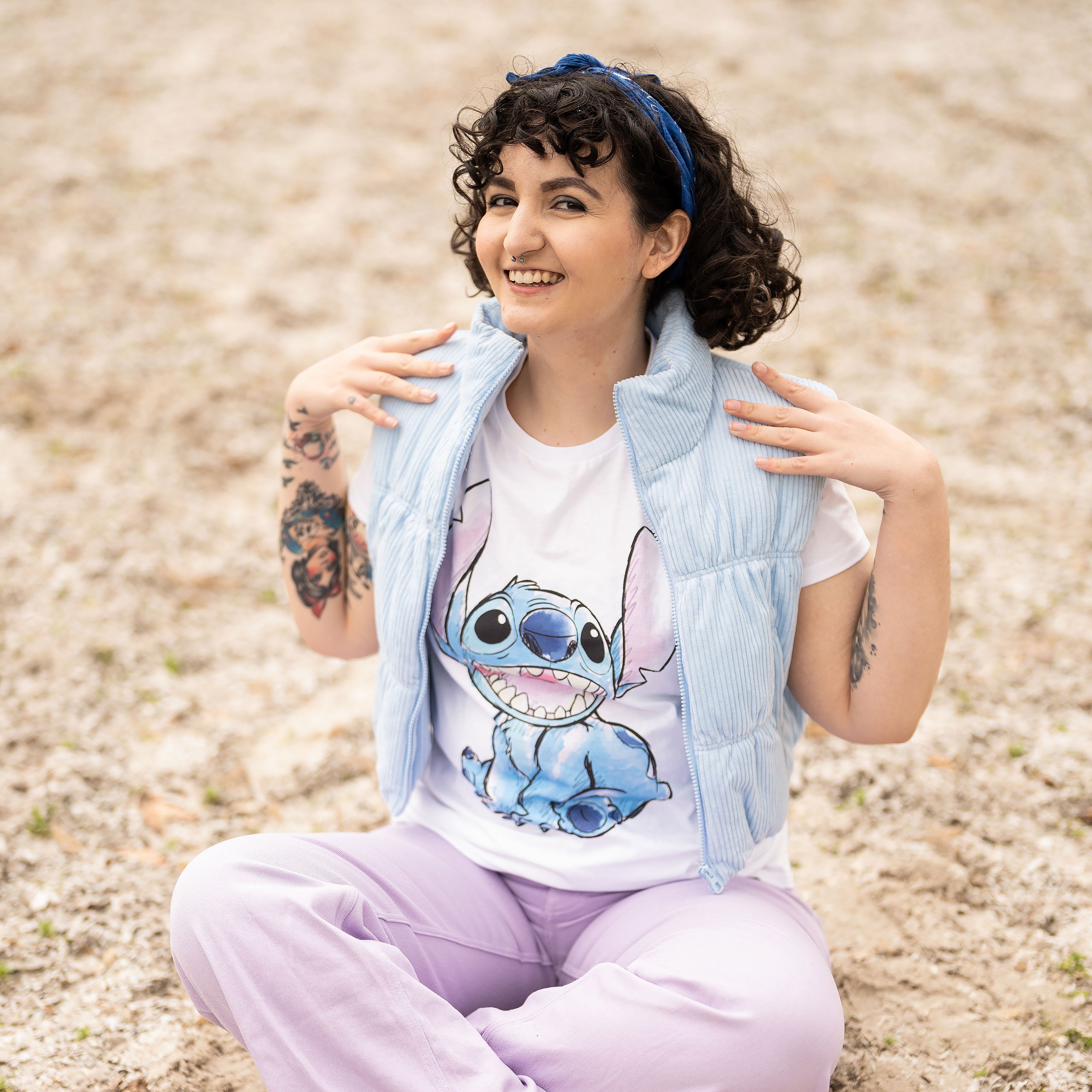 Produktbild Lilo & Stitch - T-Shirt Stitch weiß