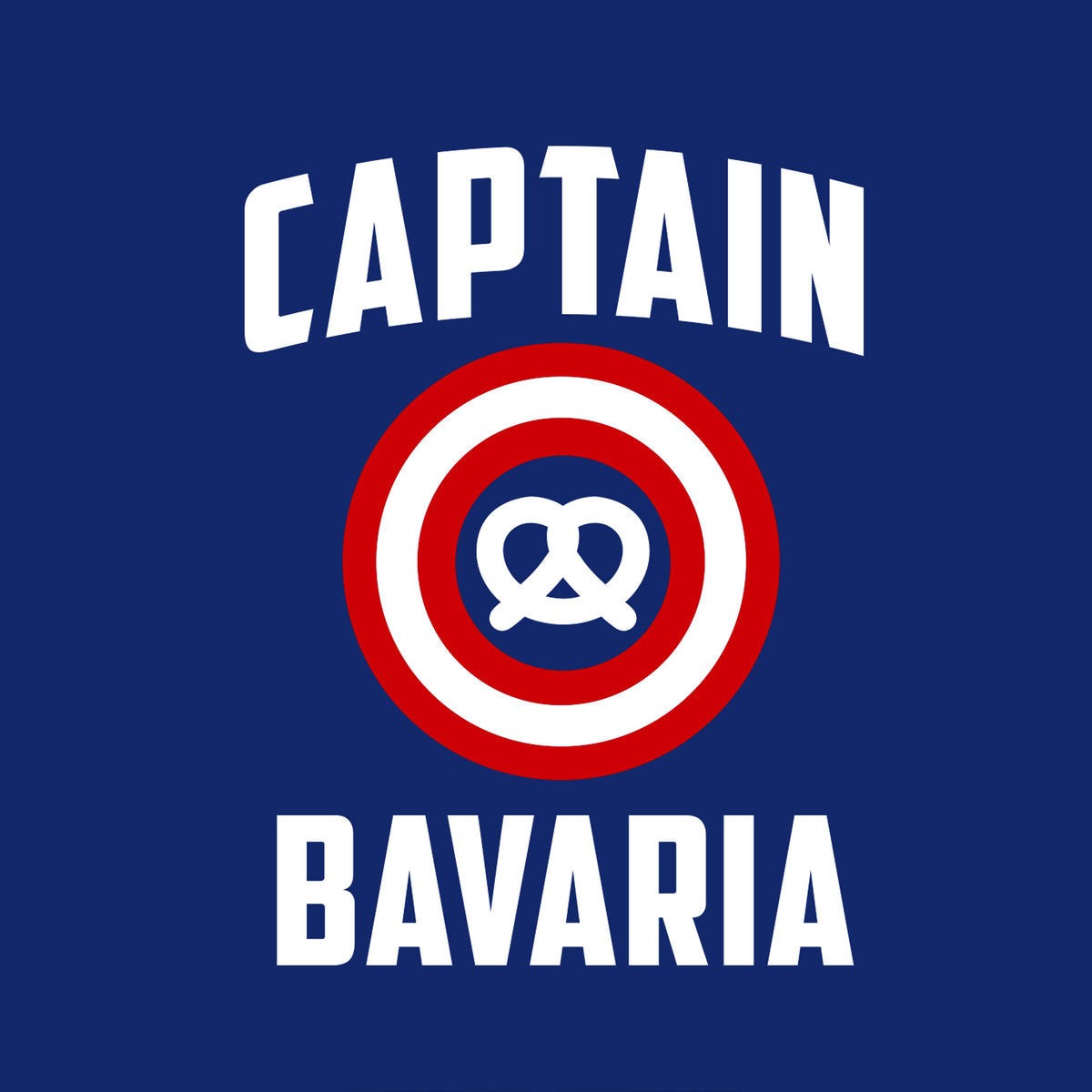 Produktbild Captain Bavaria T-Shirt für Captain America Fans blau